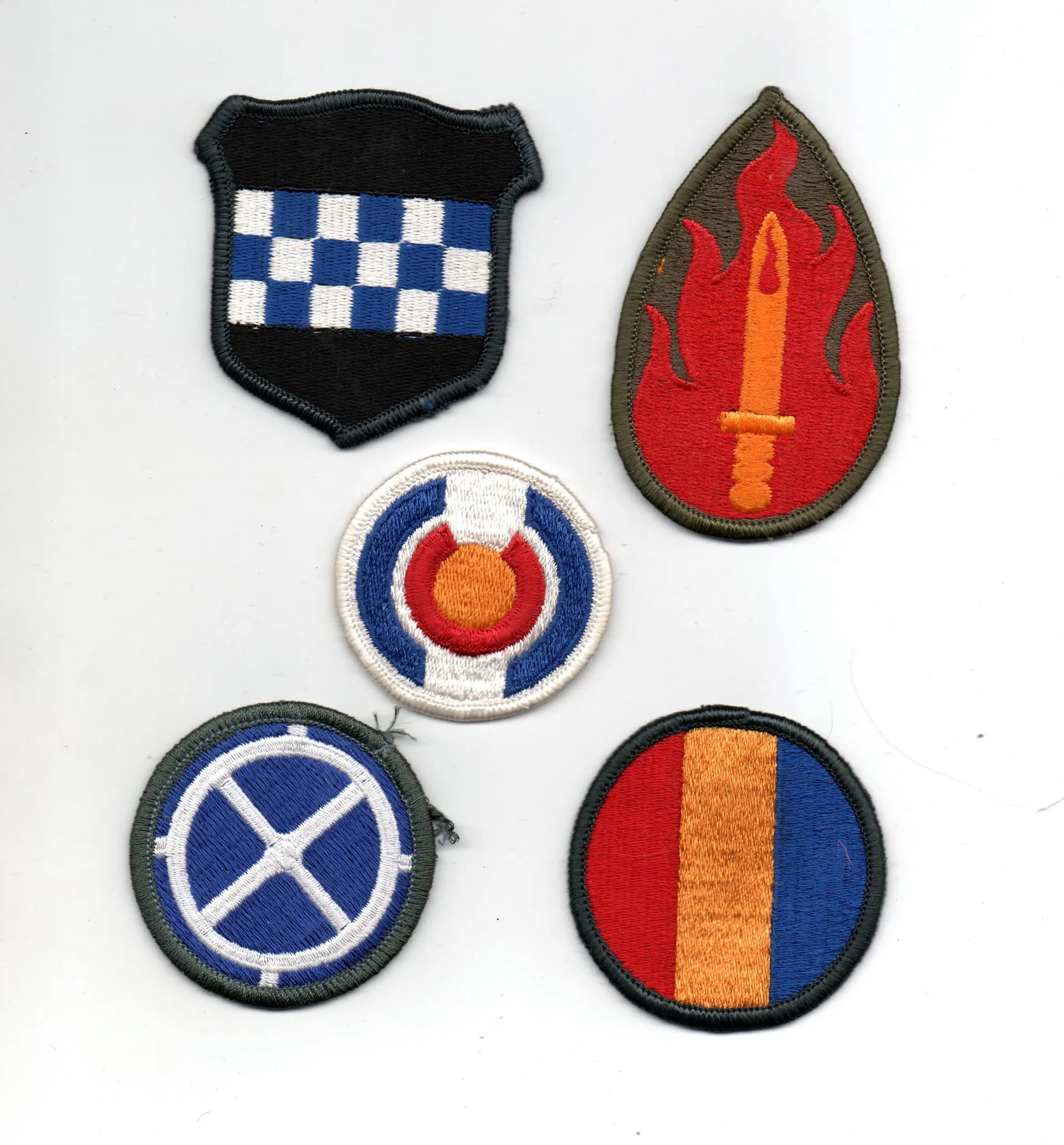 lot de 10 insignes US après 1950 (Vietnam, actuels ...) - 4
