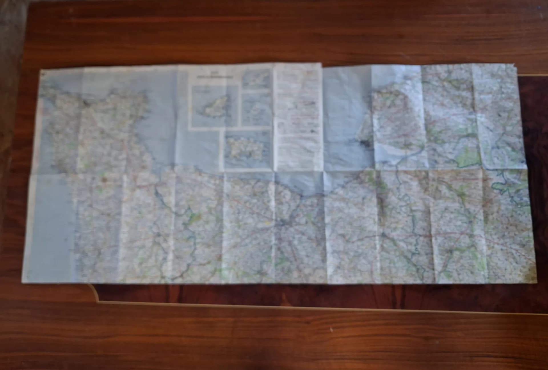 Carte Nichelin Normandie 1942 - 2