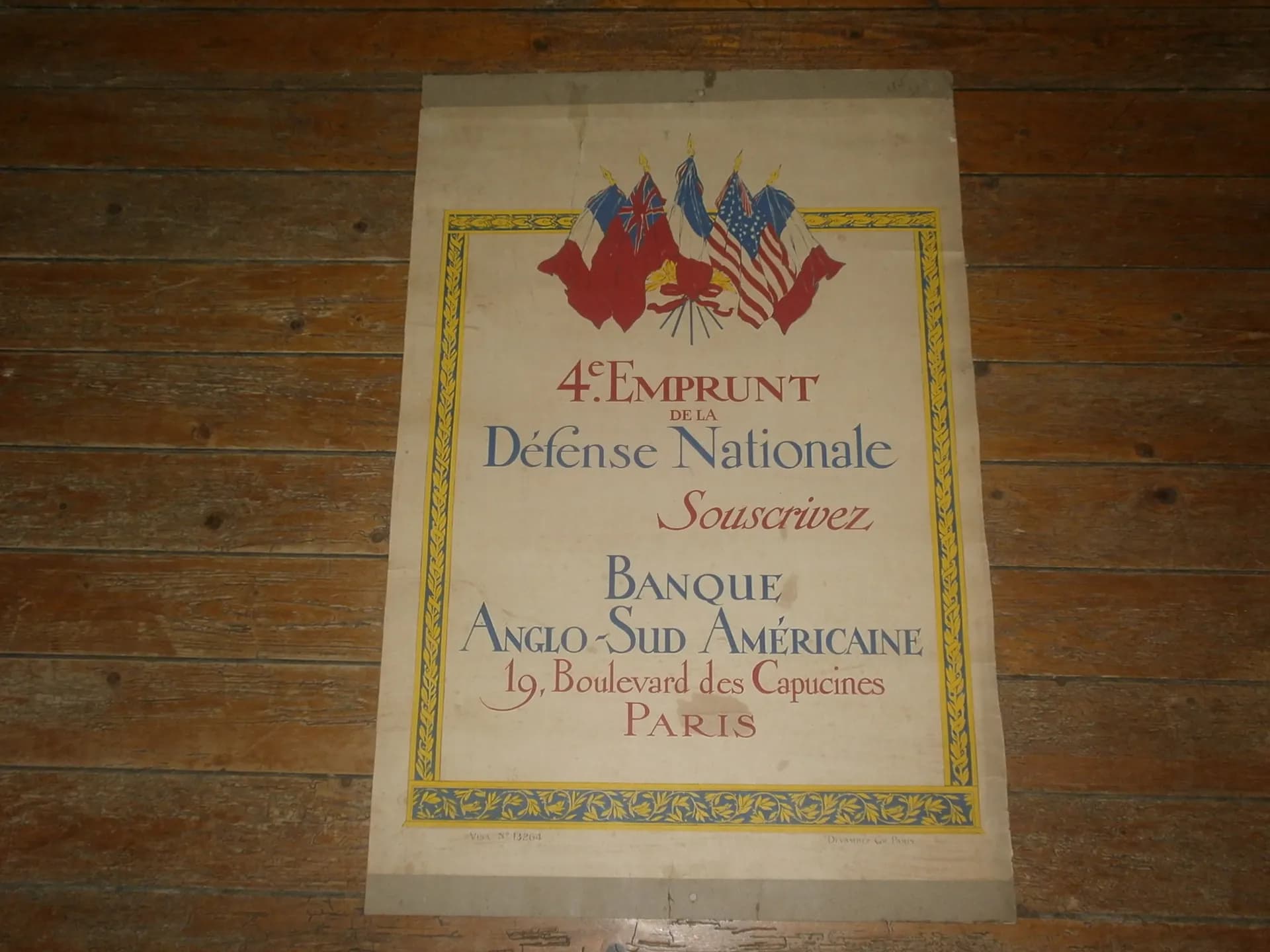 Affiche 4e emprunt de la défense nationale - 1