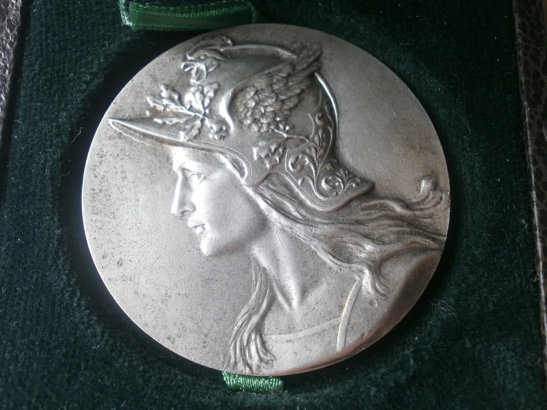 Médaille de table du syndicat des industries du livre. Bronze argenté - 1