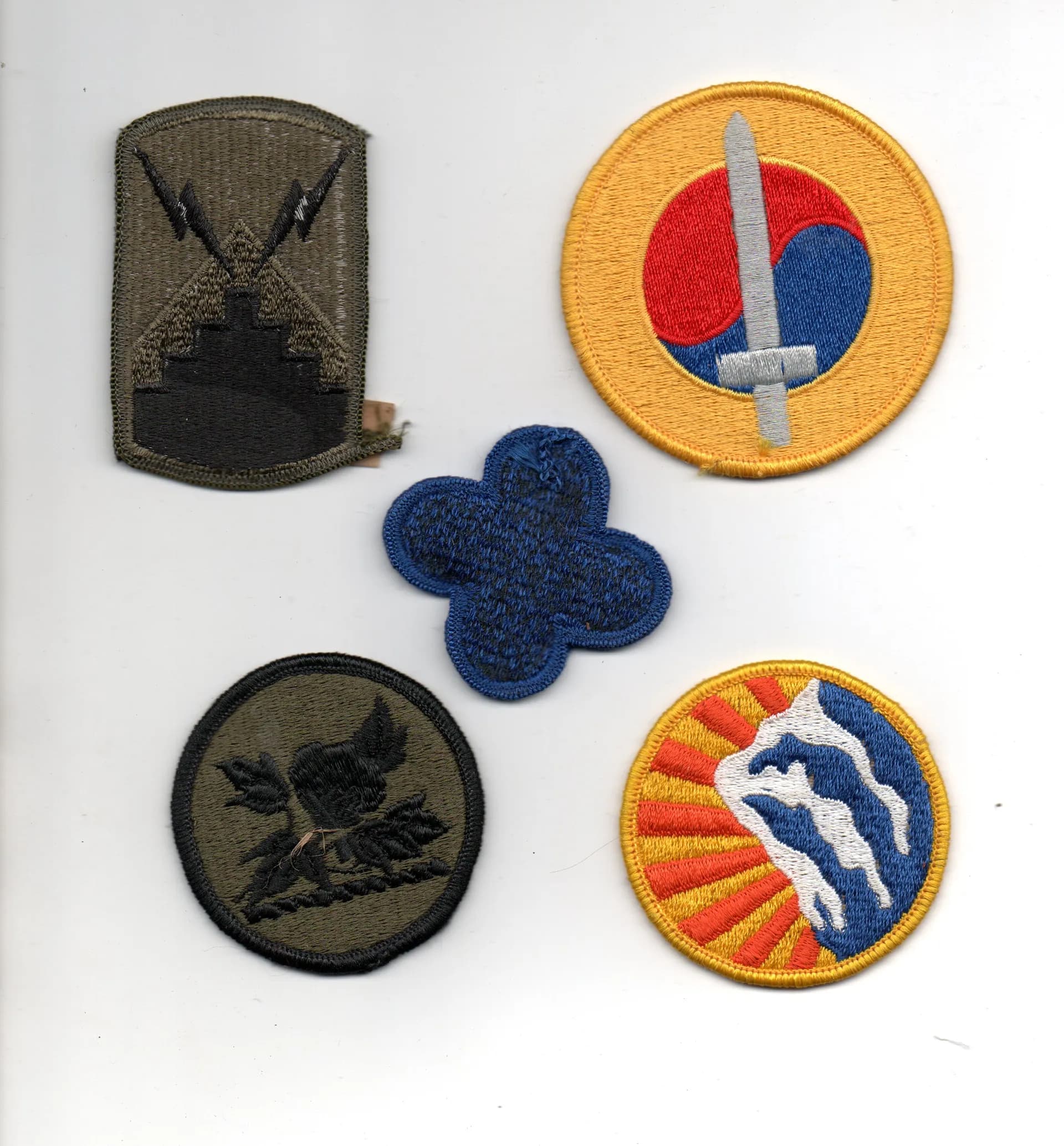lot de 10 insignes US après 1950 (Vietnam, actuels ...) - 2