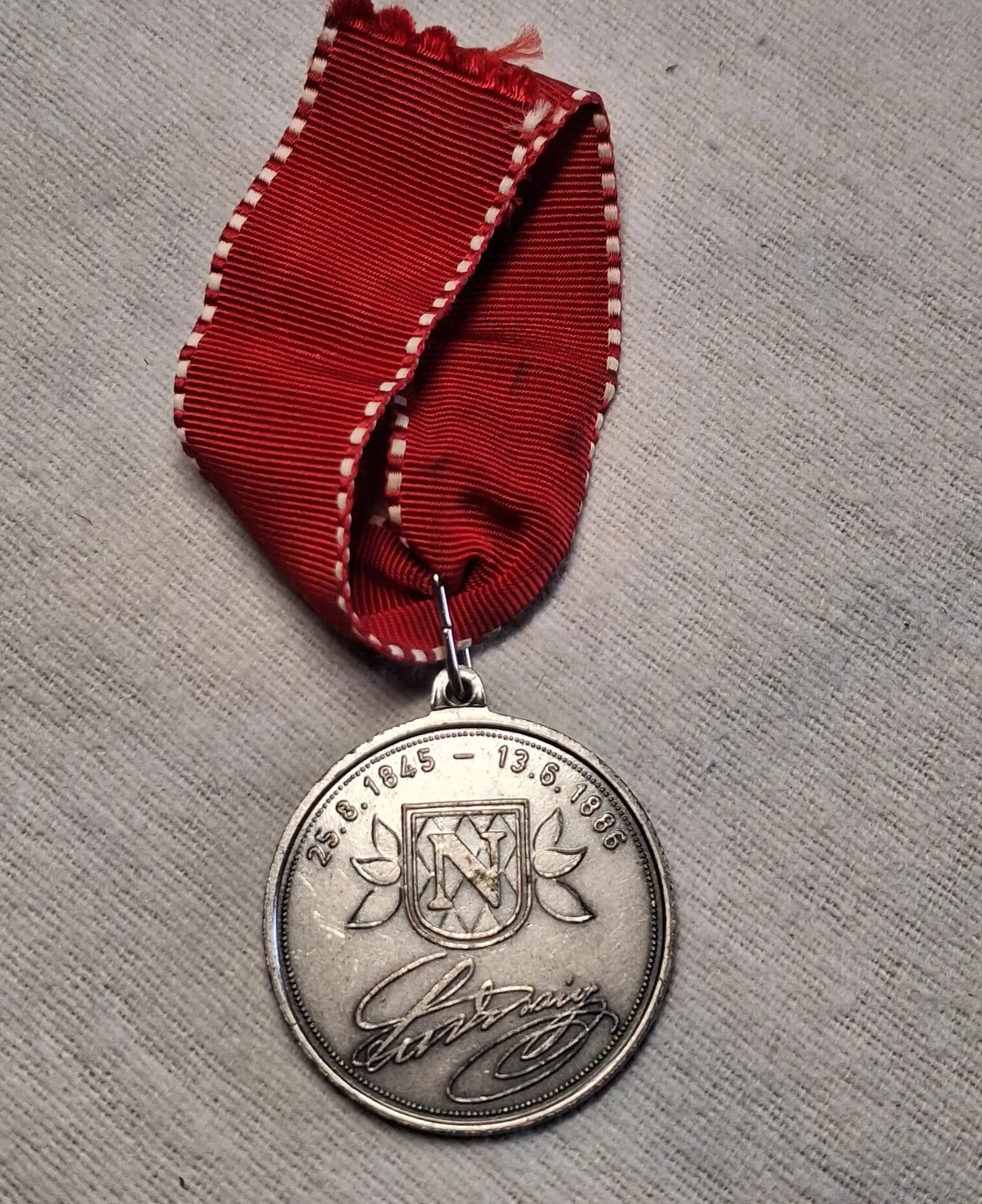  Médaille Roi Louis II - 1845/1886 - Médaille commémorative - 3