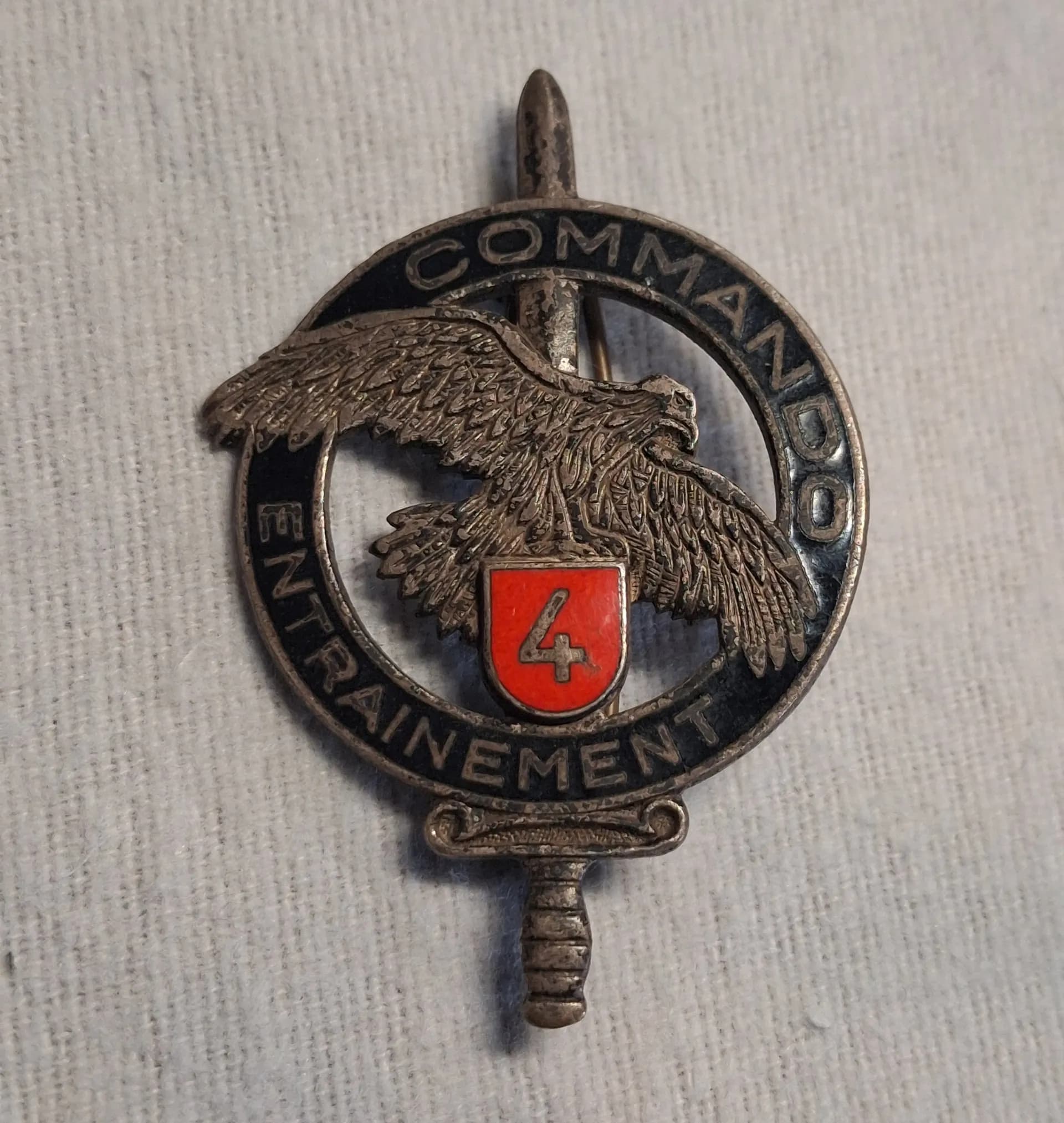 Brevet centre entraînement commandos n°4
