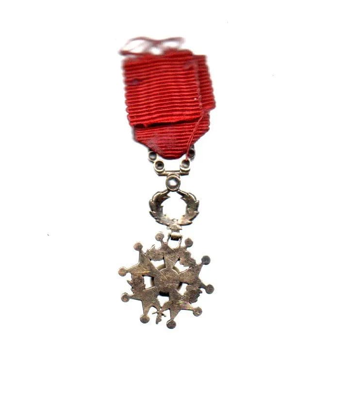 miniature Légion d Honneur IVe république uniface avec brillants - 2