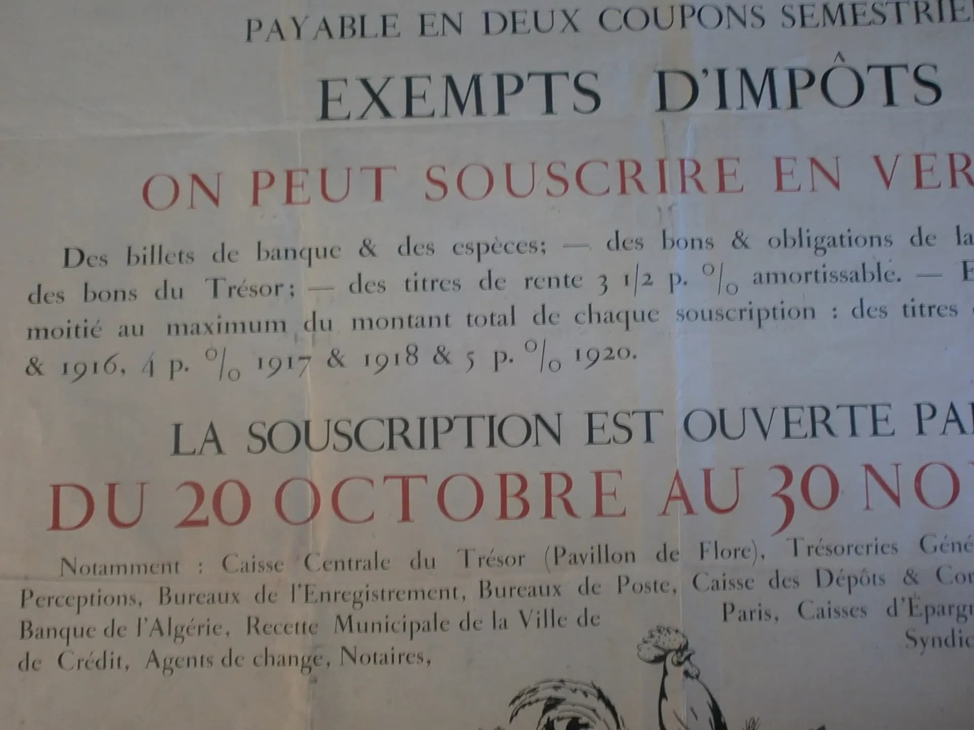 Affiche 6e emprunt 1920 - 5