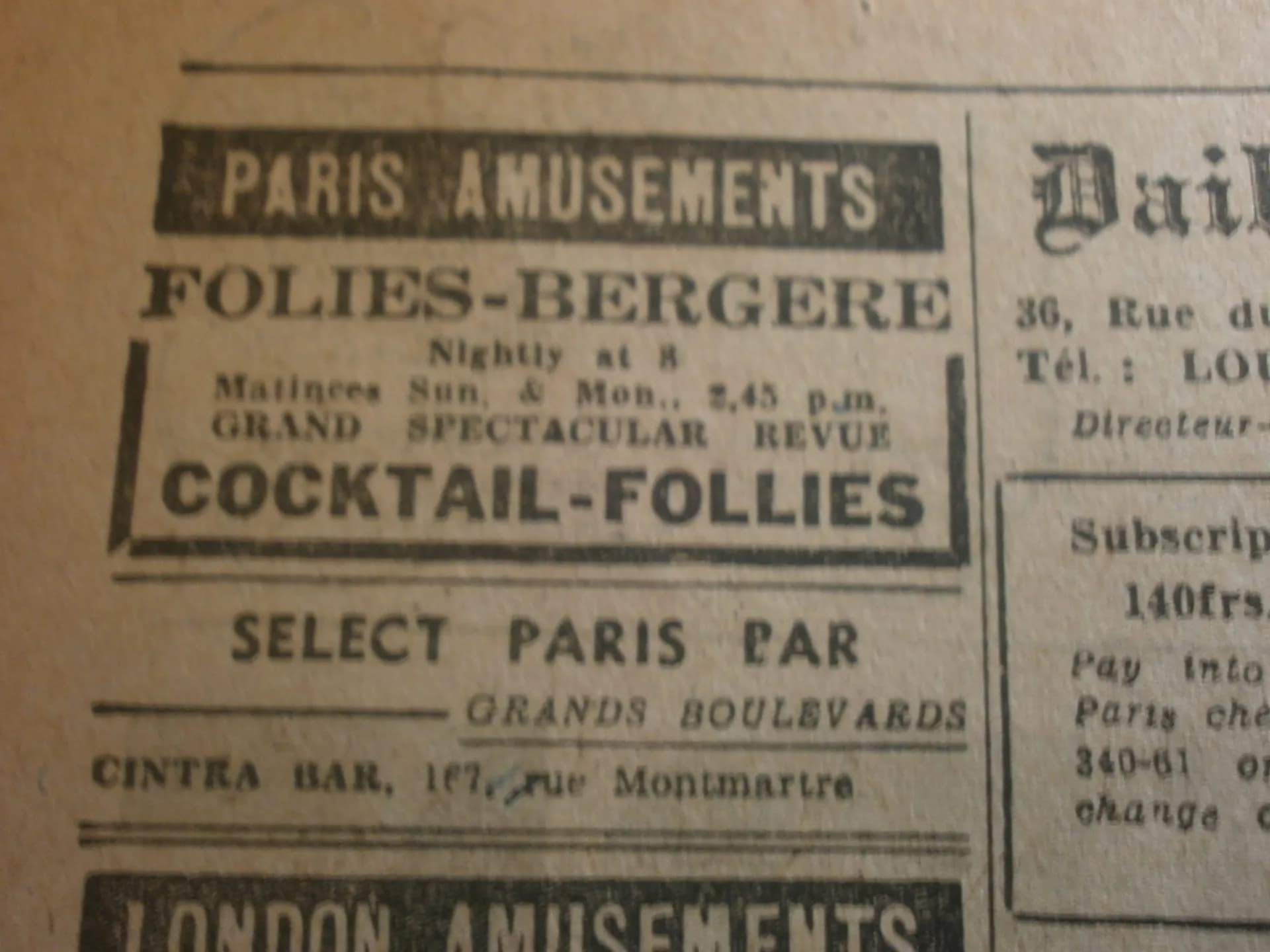Journal "Daily mail" pour troupes alliées du 8 mai 1945. Edition en anglais mais imprimé en France - 3