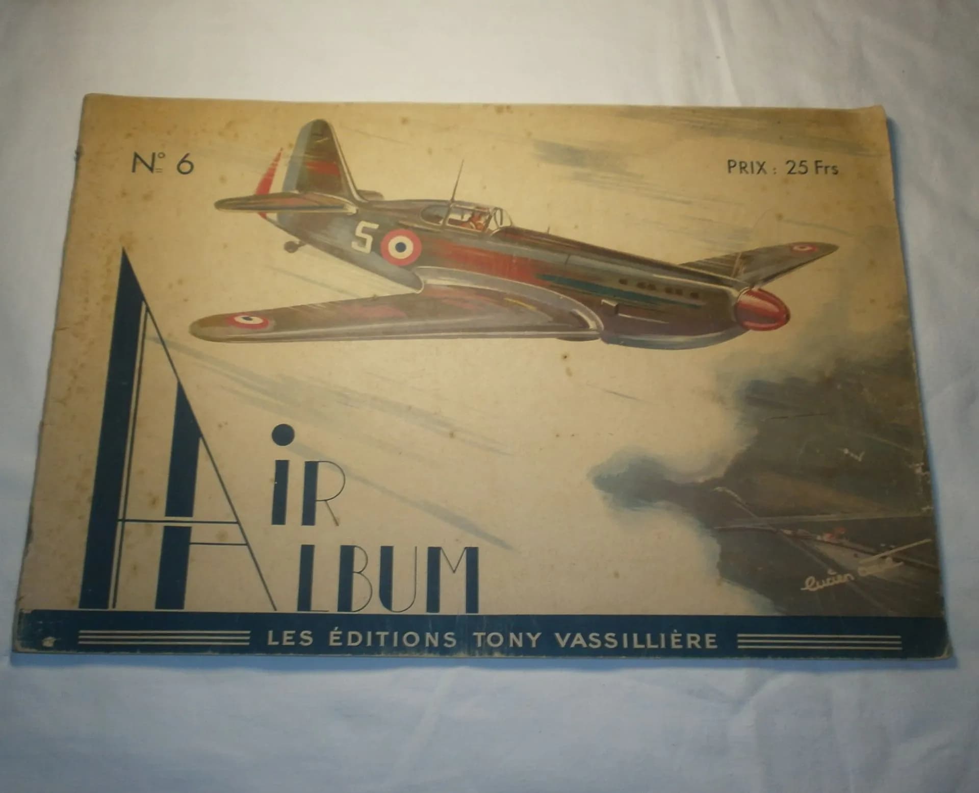 Air Album les éditions Tony Vassillière. identification avion. imprimé en 1943 - 1