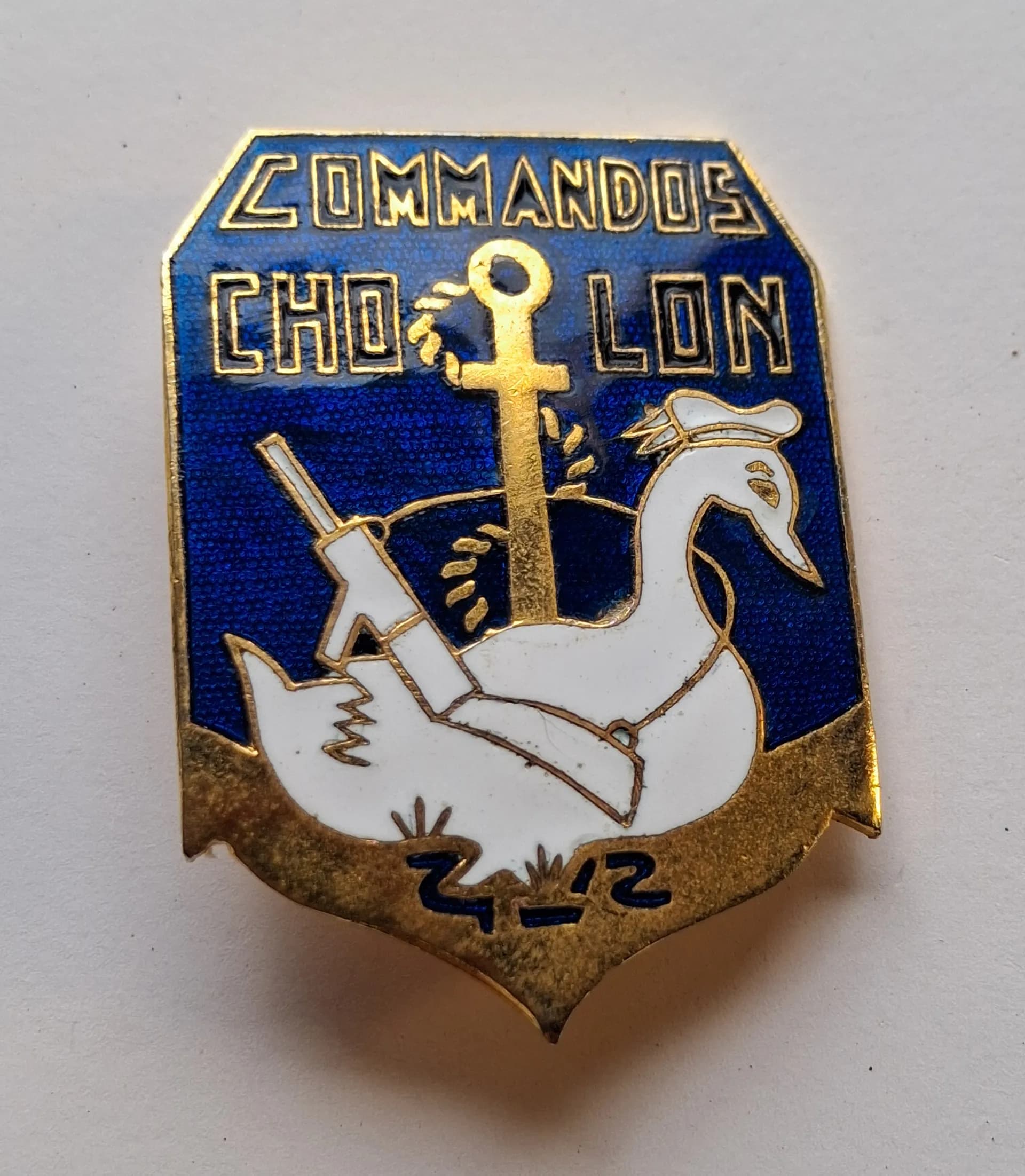Insigne Indochine .commandos Châlons  - 1