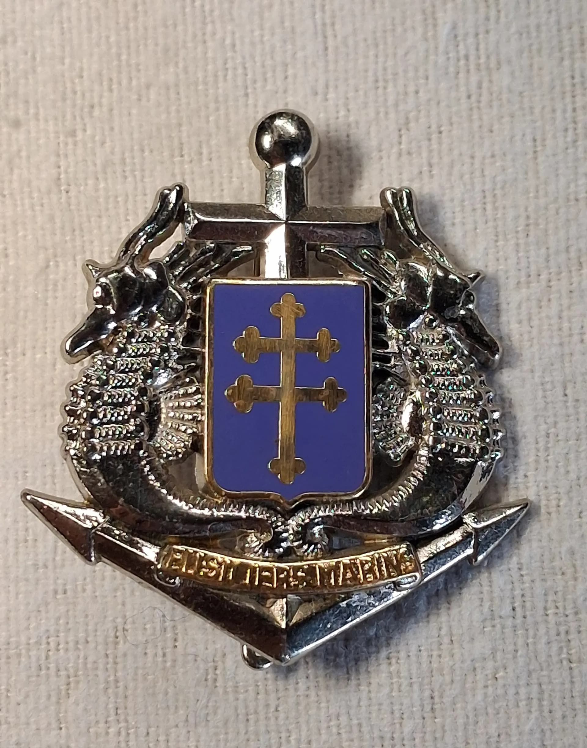 Insigne de béret de fusiliers marins  - 1