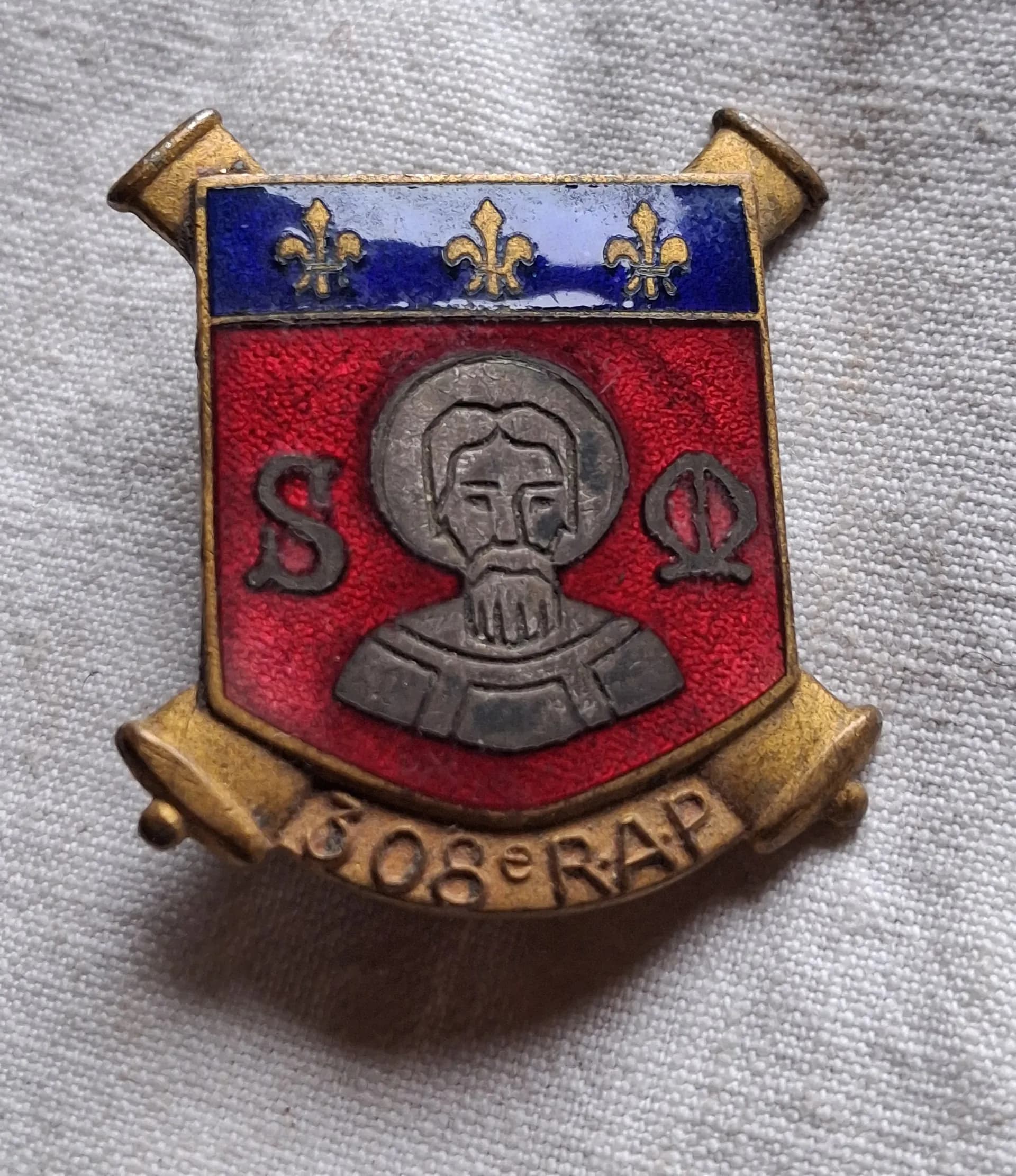 Insigne 308e régiment d artillerie porté  - 1