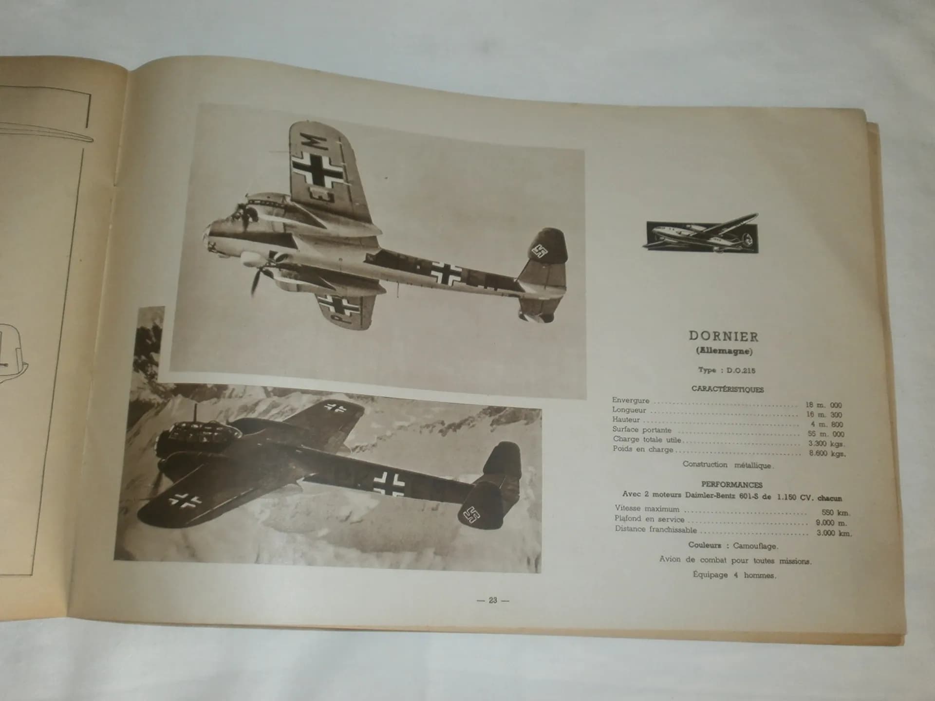 Air Album les éditions Tony Vassillière. identification avions.  imprimé en 1944 - 7