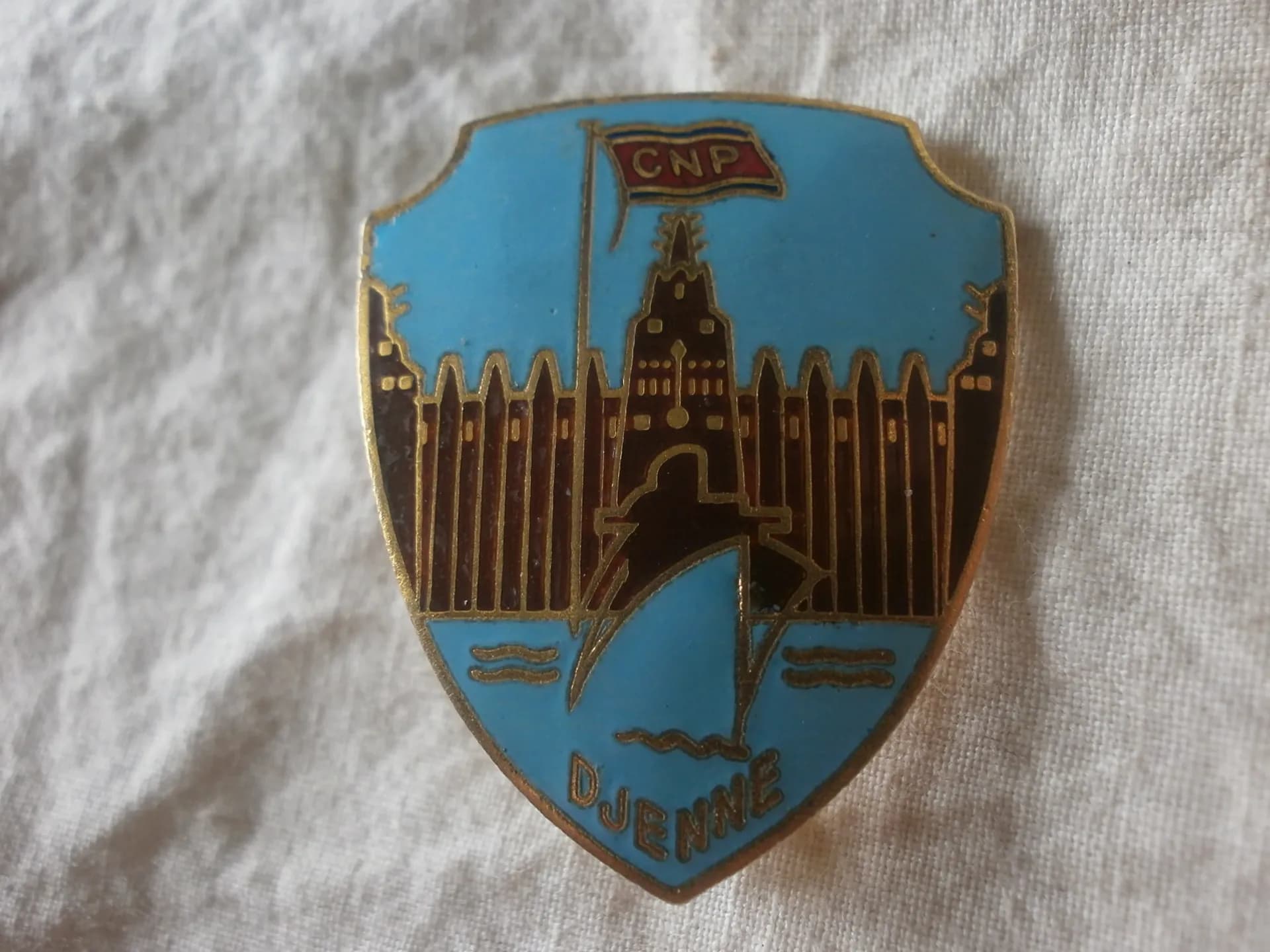 insigne "djenne" compagnie de navigation paquet  fab Augis - 1