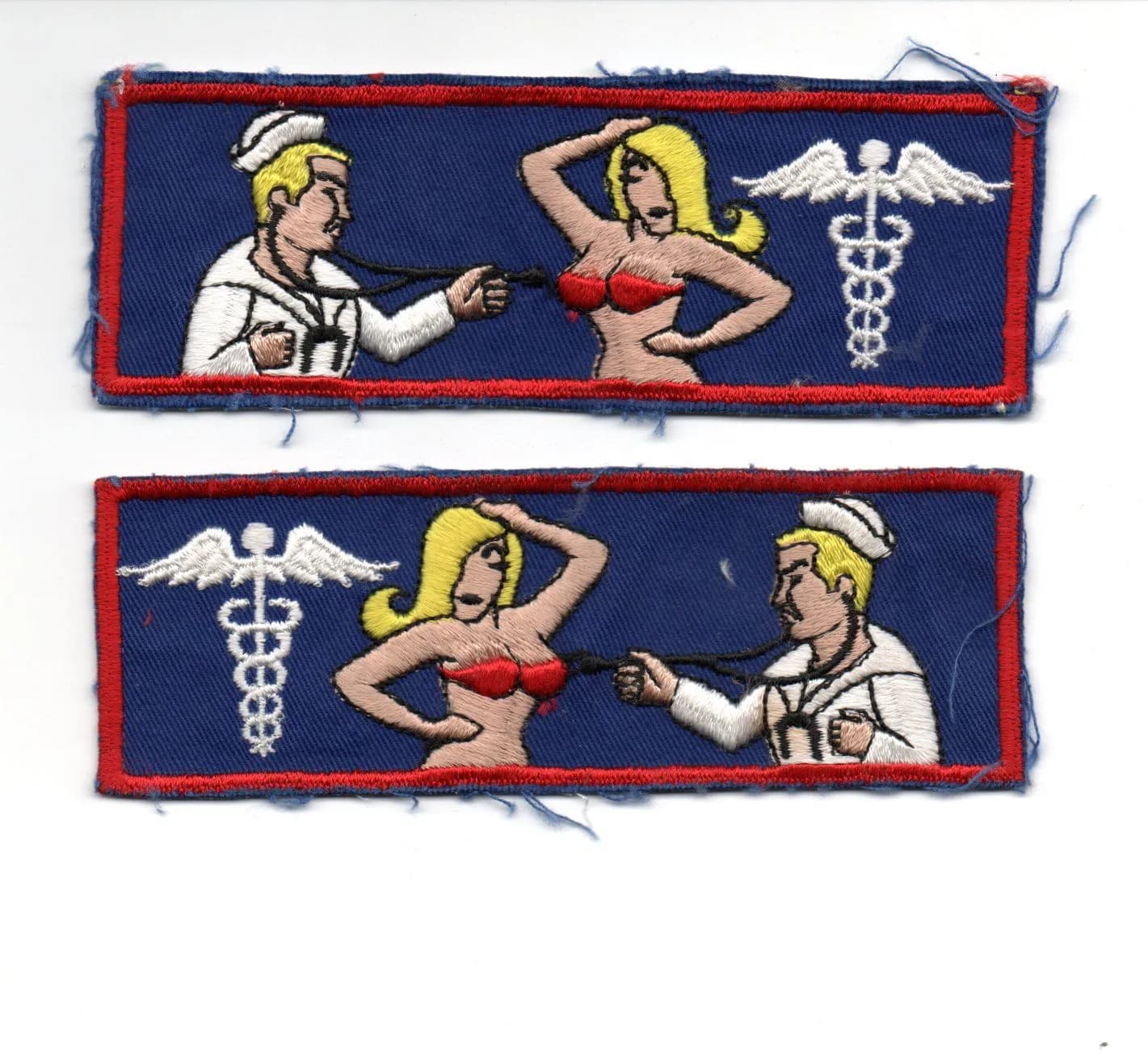  paire d'insignes de manche marine US (Liberty Cuff) Vietnam - 1