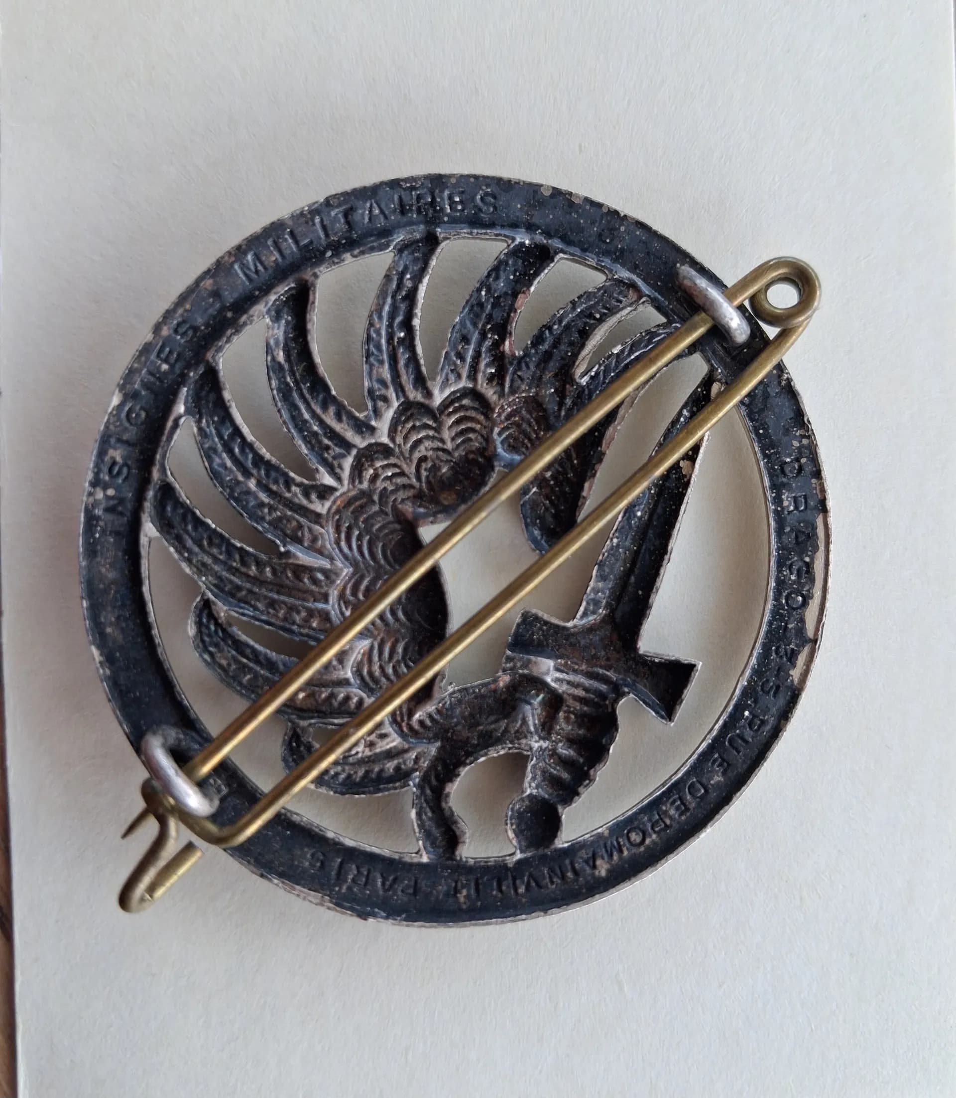 Insigne de béret de parachutiste drago romainville - 2