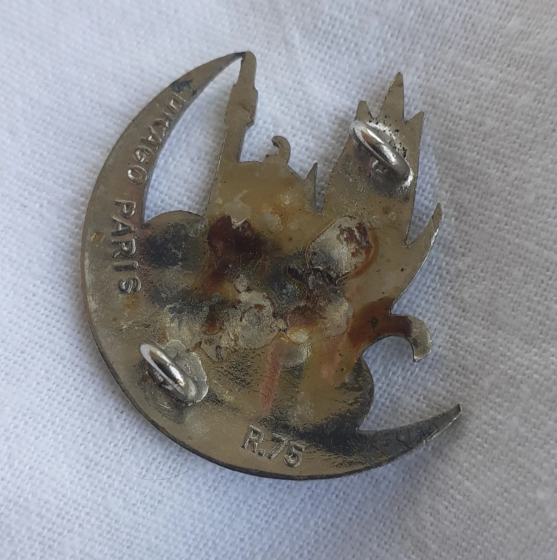 Retirage insigne 6° R.E.I, 3° Bat, 1863 CAMERONE 1941 - 2