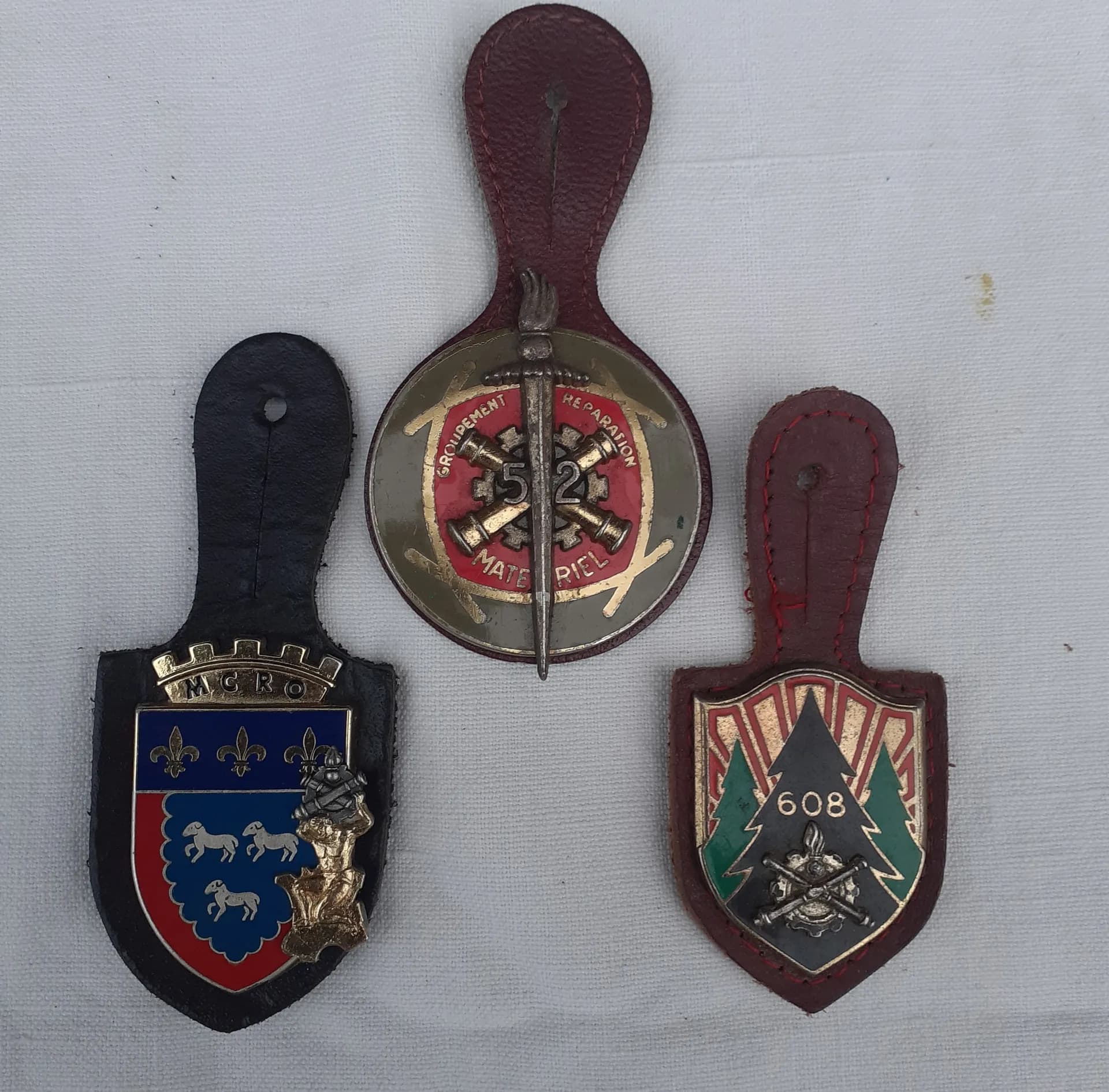 Lot de 10 insignes d'unités de soutien - 2