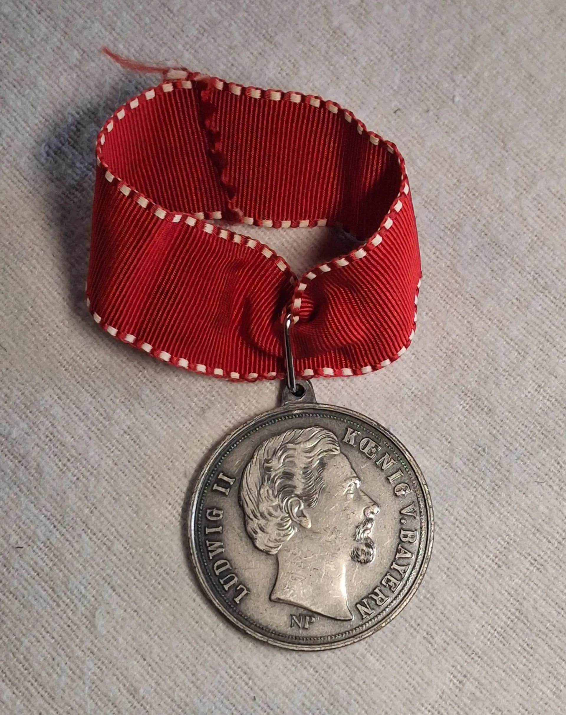  Médaille Roi Louis II - 1845/1886 - Médaille commémorative