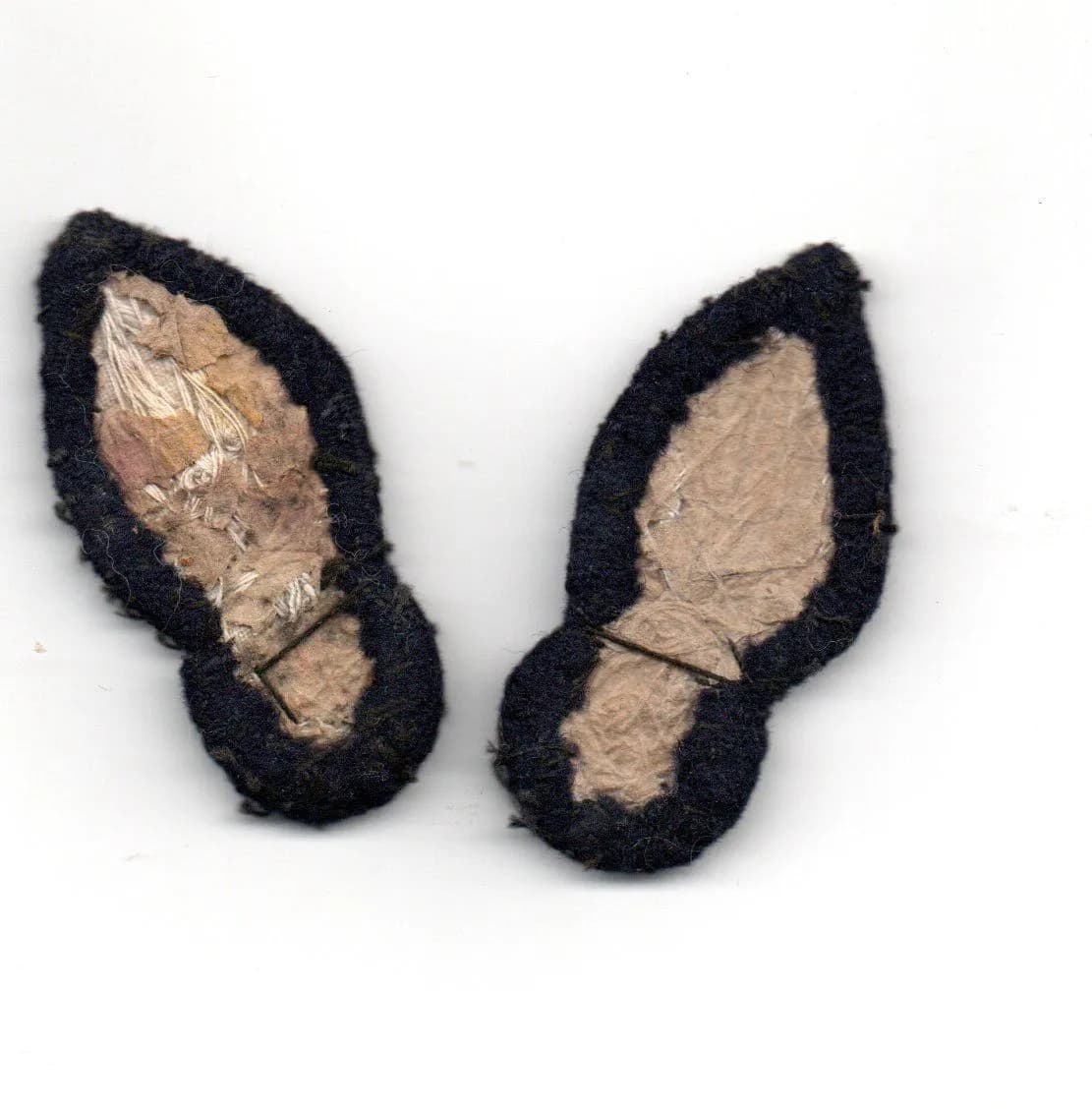 paire d'insignes de col en cannetille. Grenades XIXe - 2