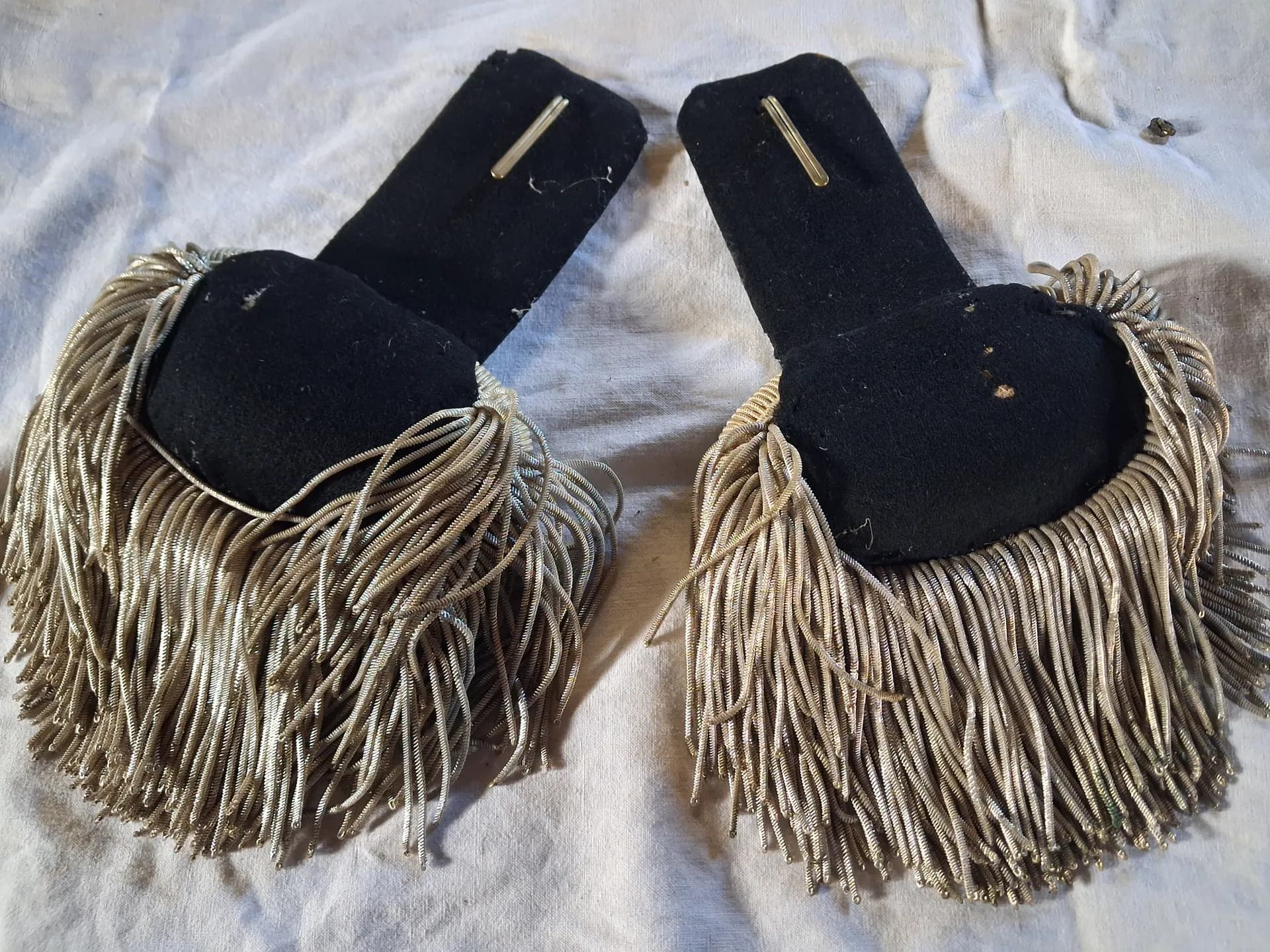 PAIRE D'ÉPAULETTES DE CAPITAINE DE LA GARDE NATIONALE SECONDE RÉPUBLIQUE - 2