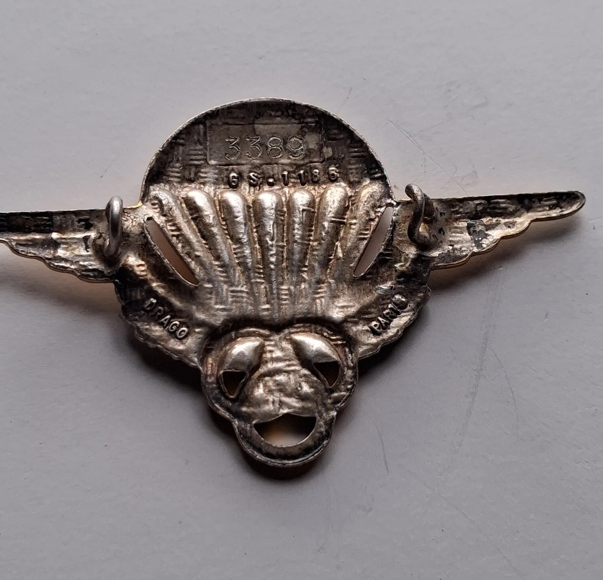 Brevet de moniteur parachutiste, matriculé 3389 - 2