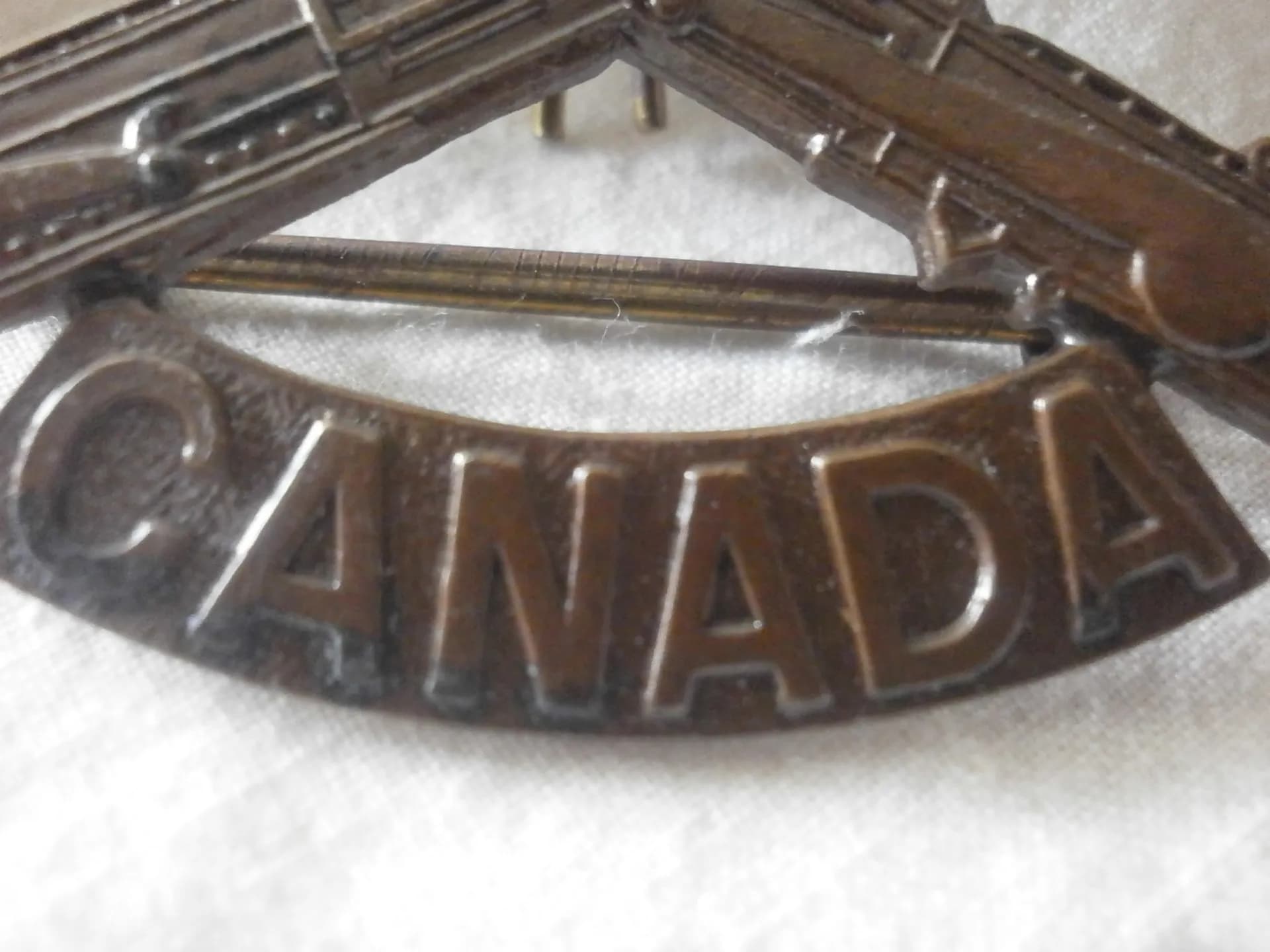 insigne de casquette d’officier du Canadian Machine Gun Corps WW1 - 10