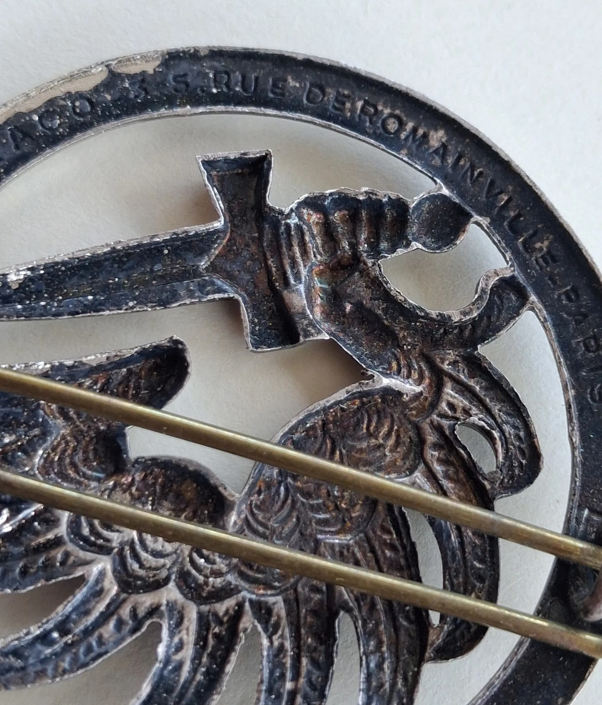Insigne de béret de parachutiste drago romainville - 3