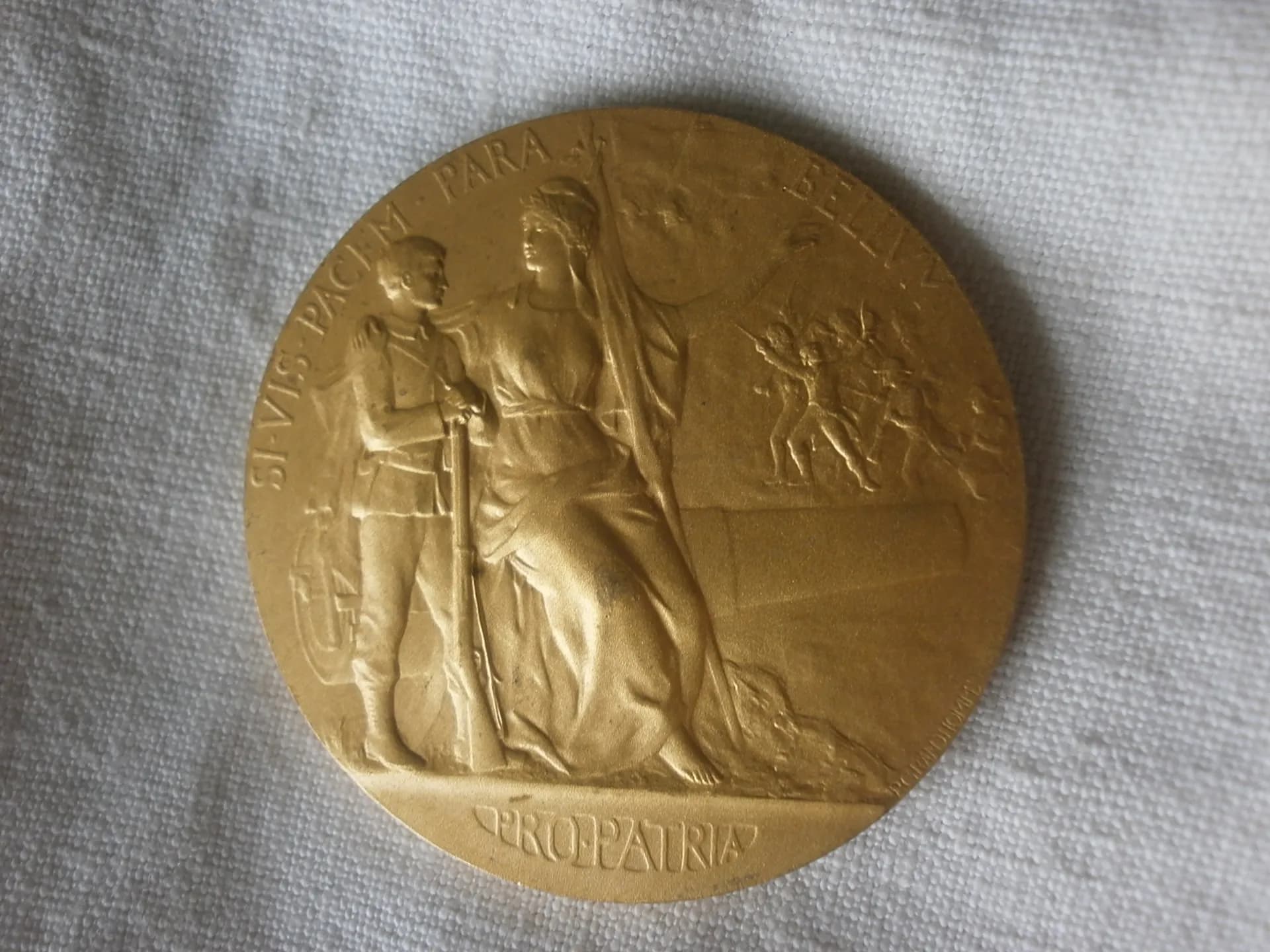 Médaille de table Entraînement Physique préparation militaire. P Grandhomme - 1