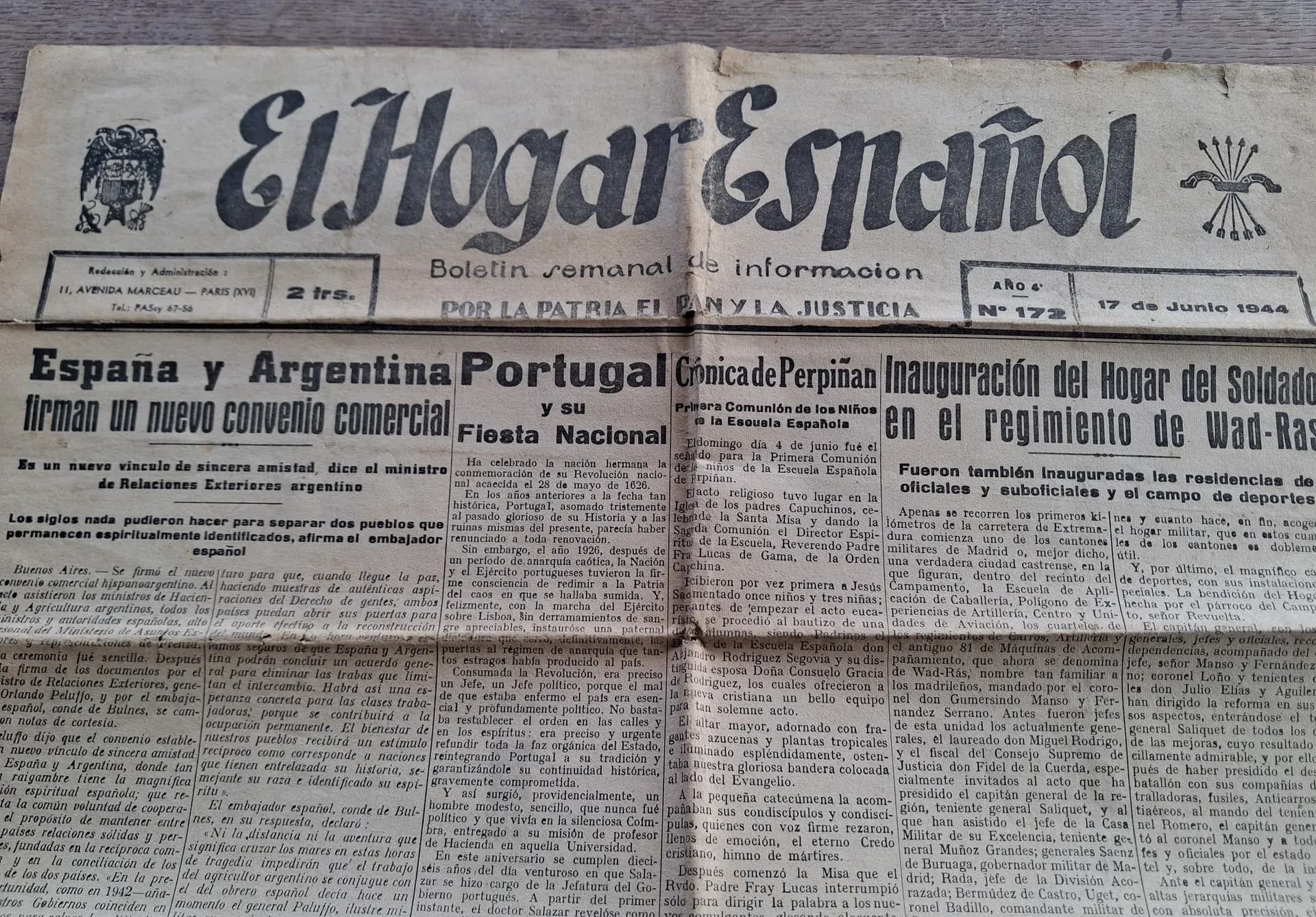 Journal juin 1944 pour réfugiés espagnols - 4