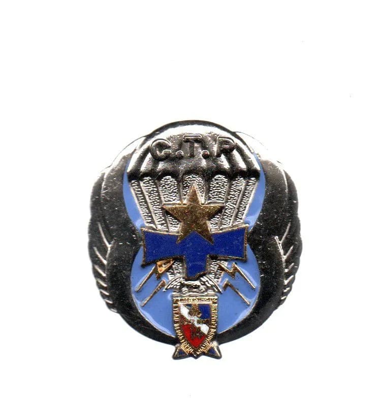 insigne de la compagnie de transmissions du 14e RPCS tirage 1988 - 1