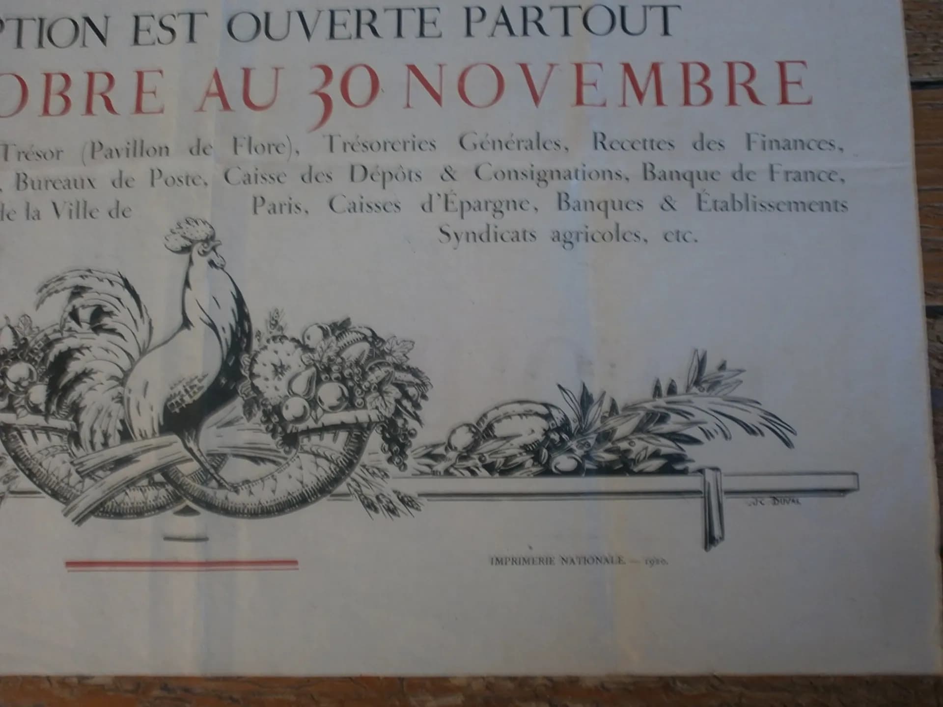 Affiche 6e emprunt 1920 - 2