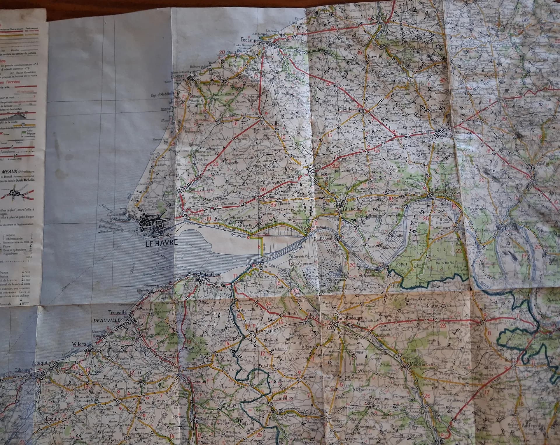Carte Nichelin Normandie 1942 - 6
