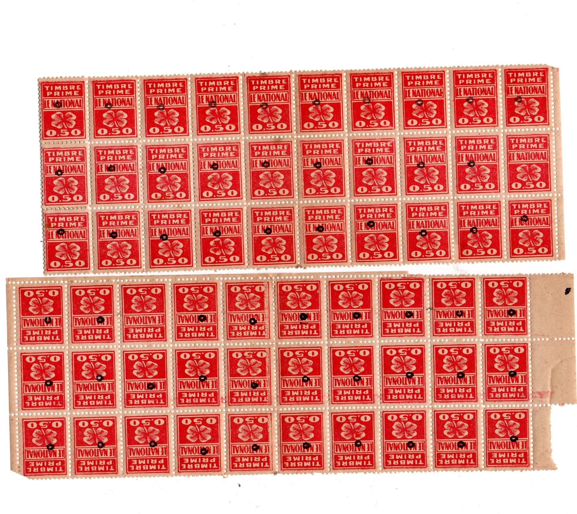 Carnet et vignettes Timbres primes le national Caen - Cherbourg - 5