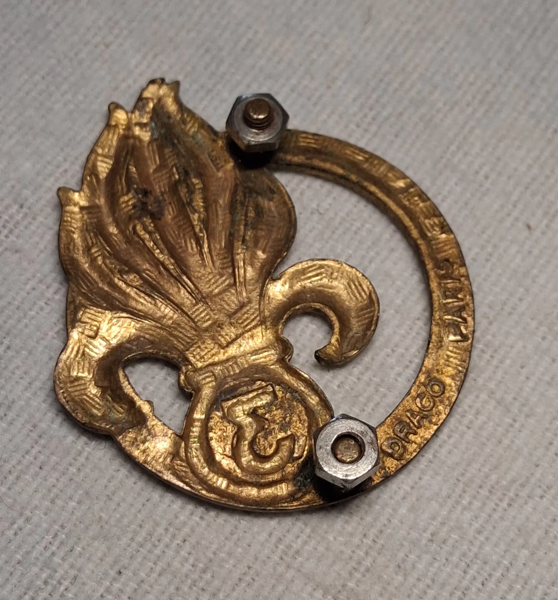 Insigne de béret 3e REI Drago Paris  - 2