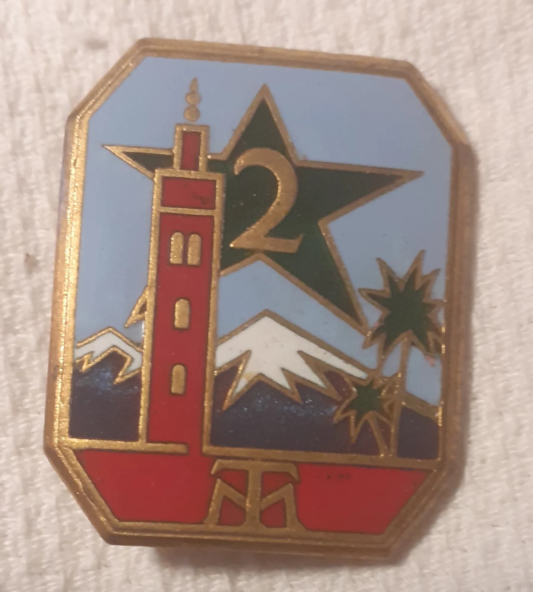 Insigne 2e régiment tirailleurs marocains - 1