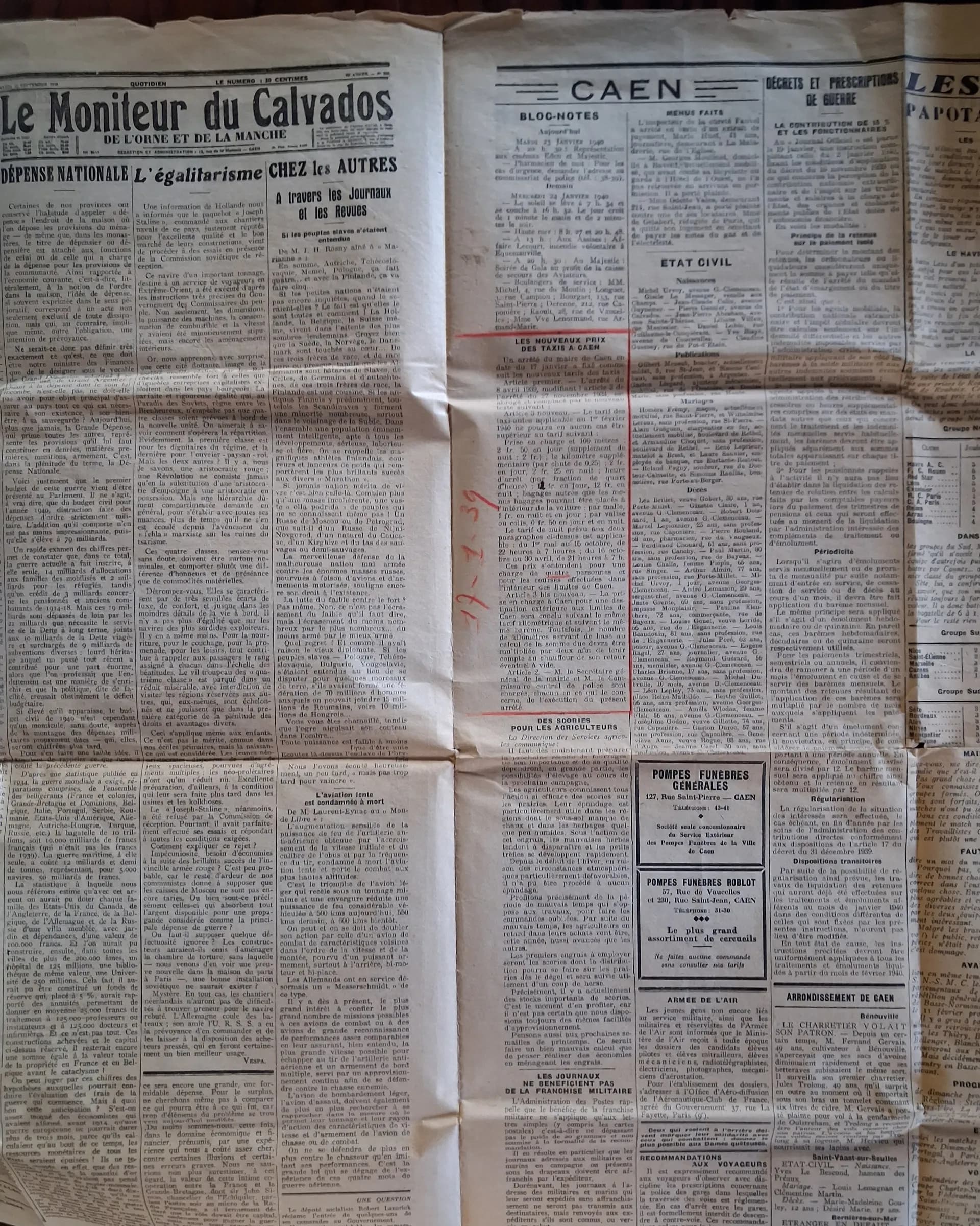 La Presse quotidienne caennaise 1940 - 3