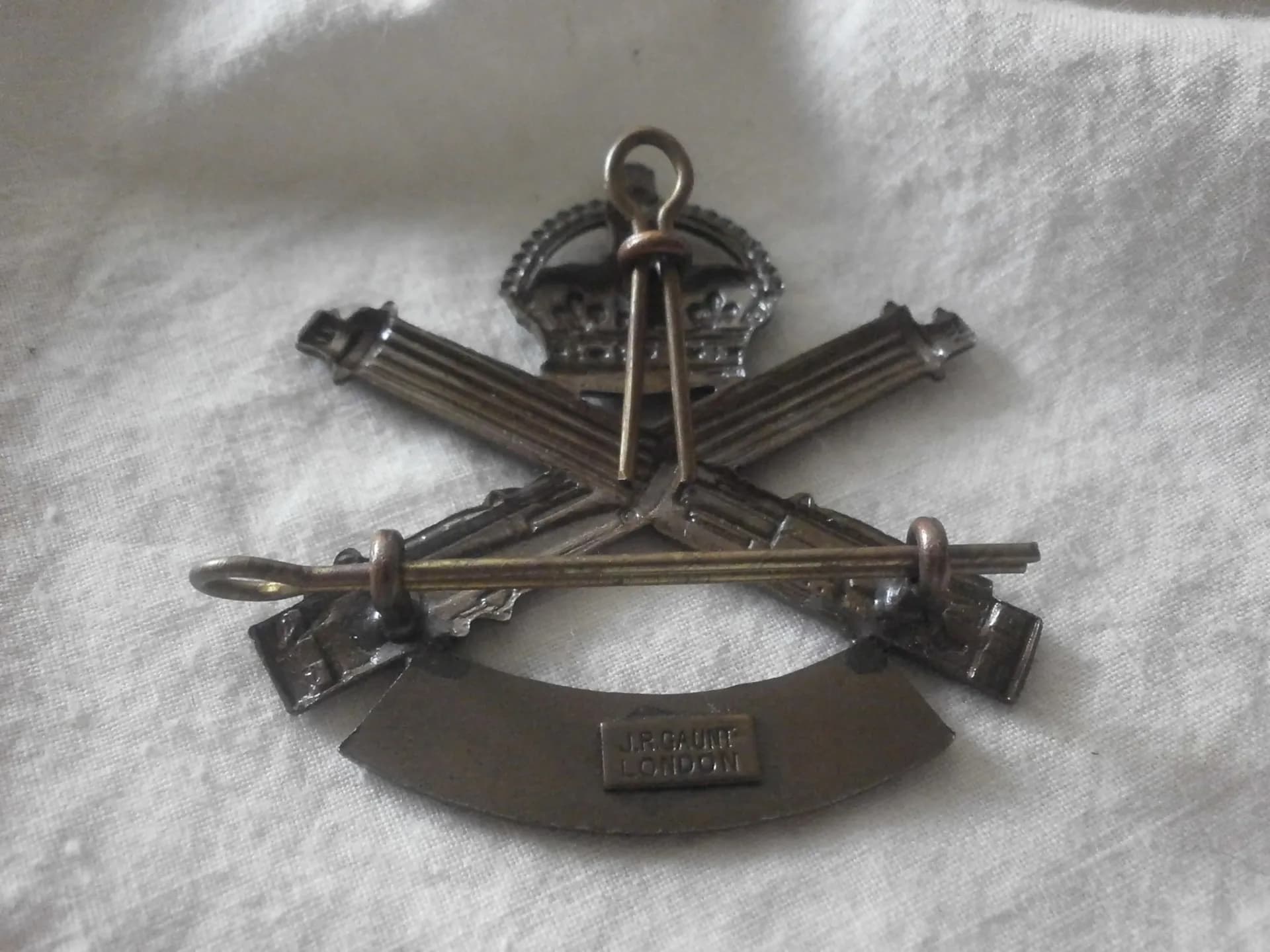 insigne de casquette d’officier du Canadian Machine Gun Corps WW1 - 5
