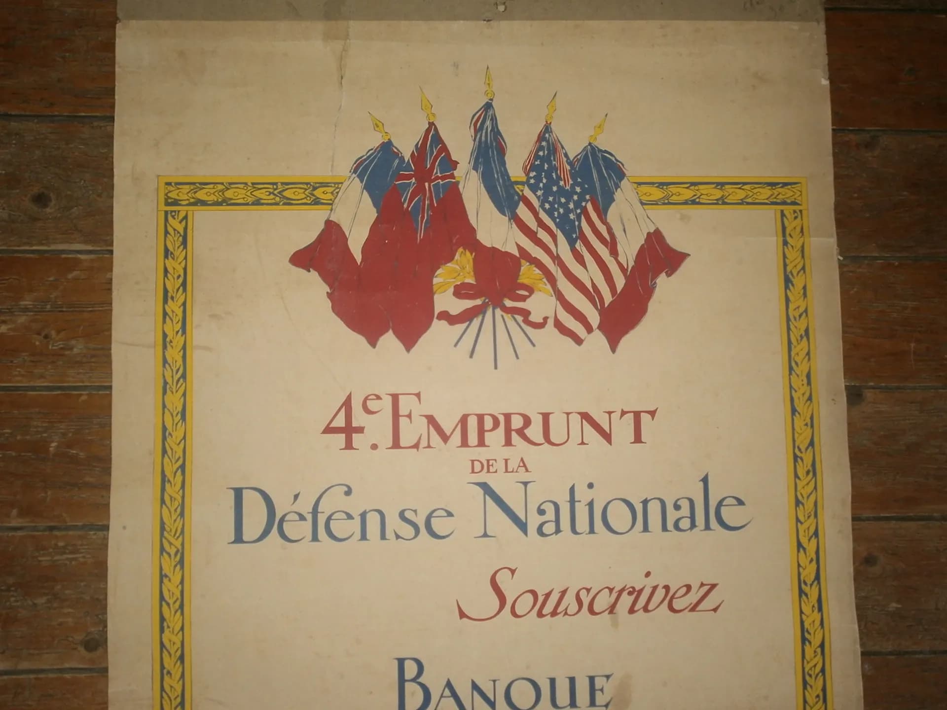 Affiche 4e emprunt de la défense nationale - 2