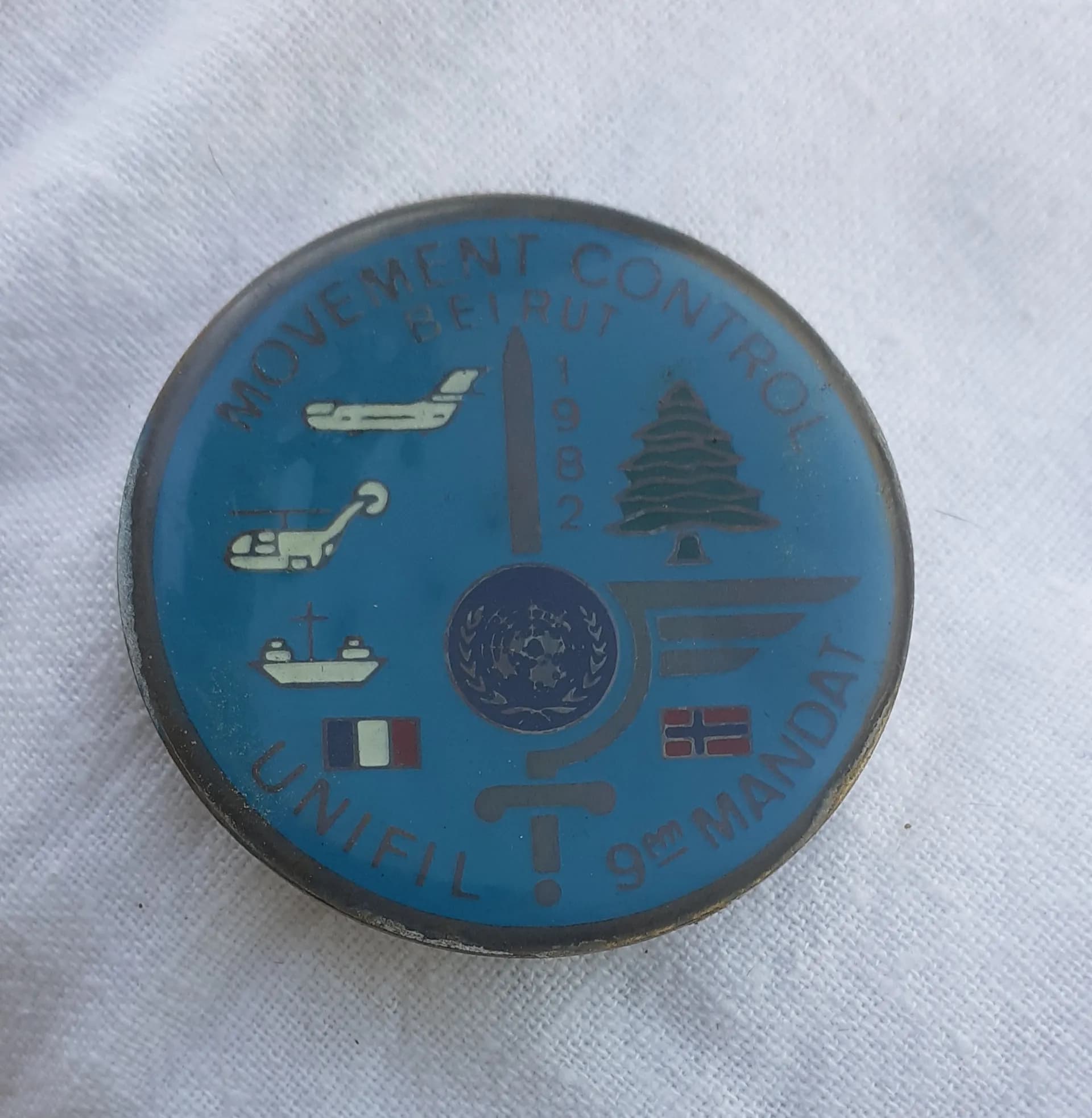 Insigne Unifil 9e mandat. LIBAN 1982 - 2