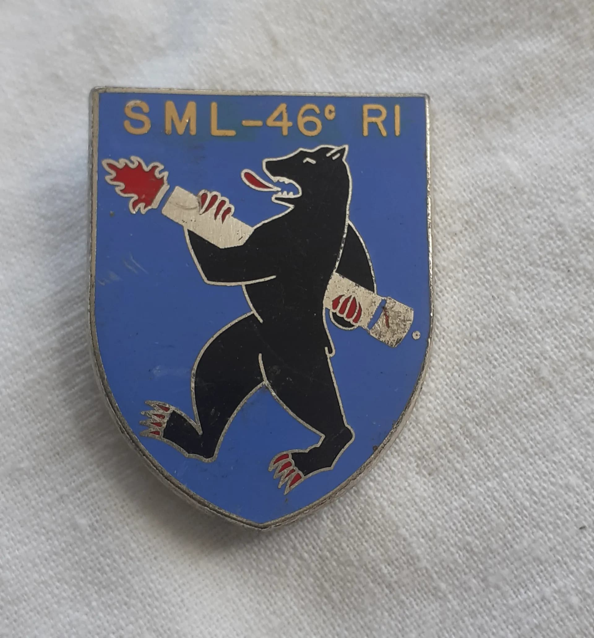 Insigne SML 46e régiment d infanterie  - 1