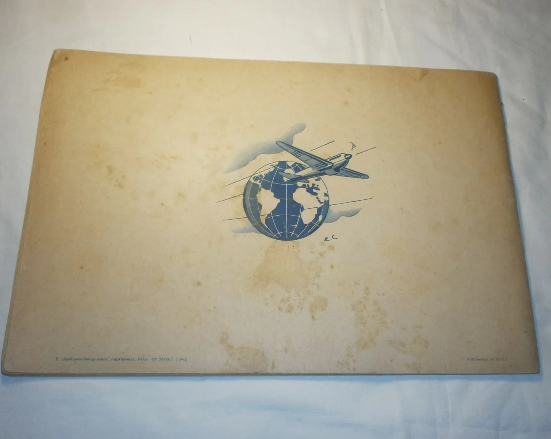 Air Album les éditions Tony Vassillière. identification avion. imprimé en 1943 - 2