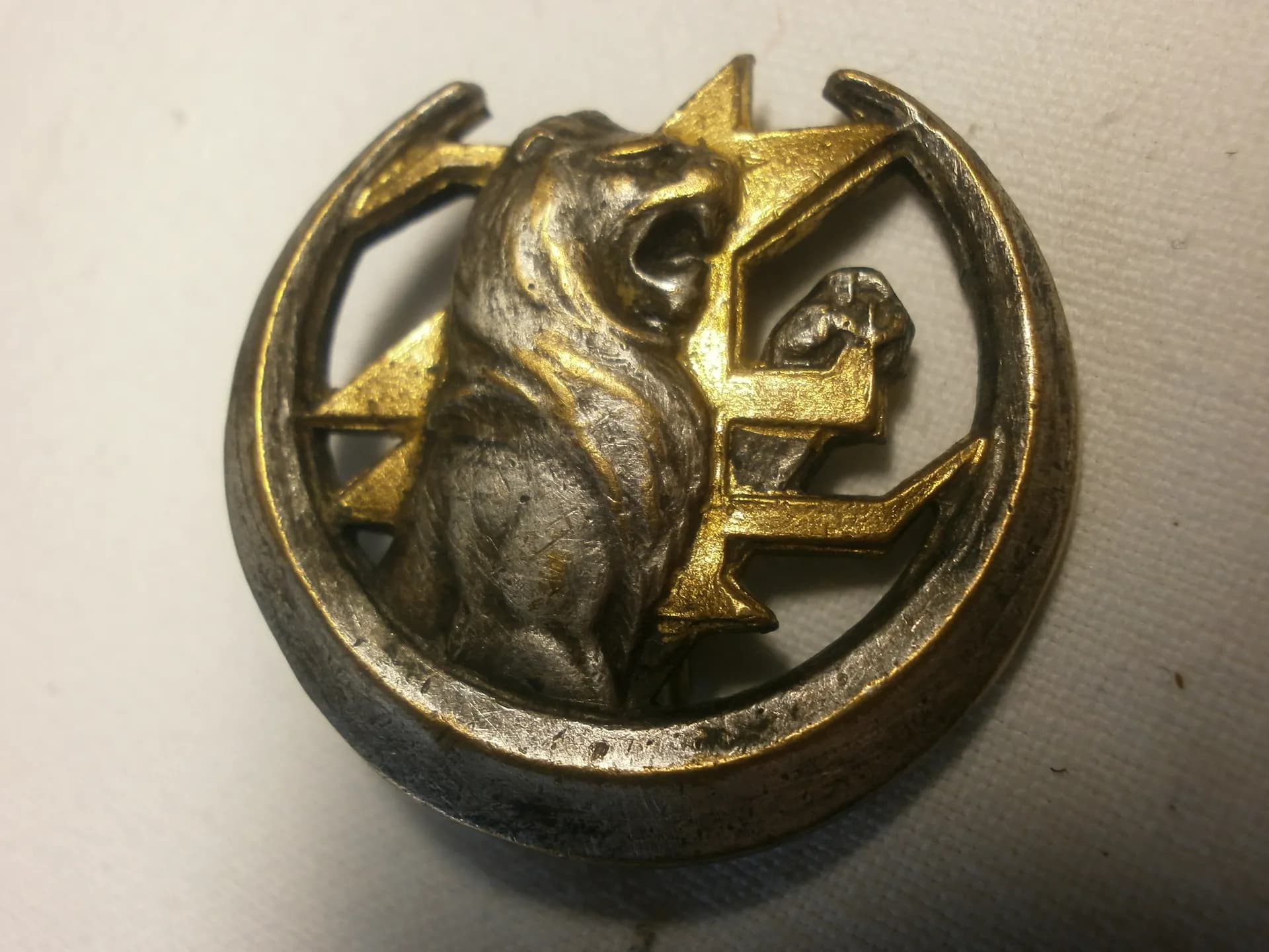 insigne 4e régiment de Zouaves 1er modèle Arthus Bertrand - 1