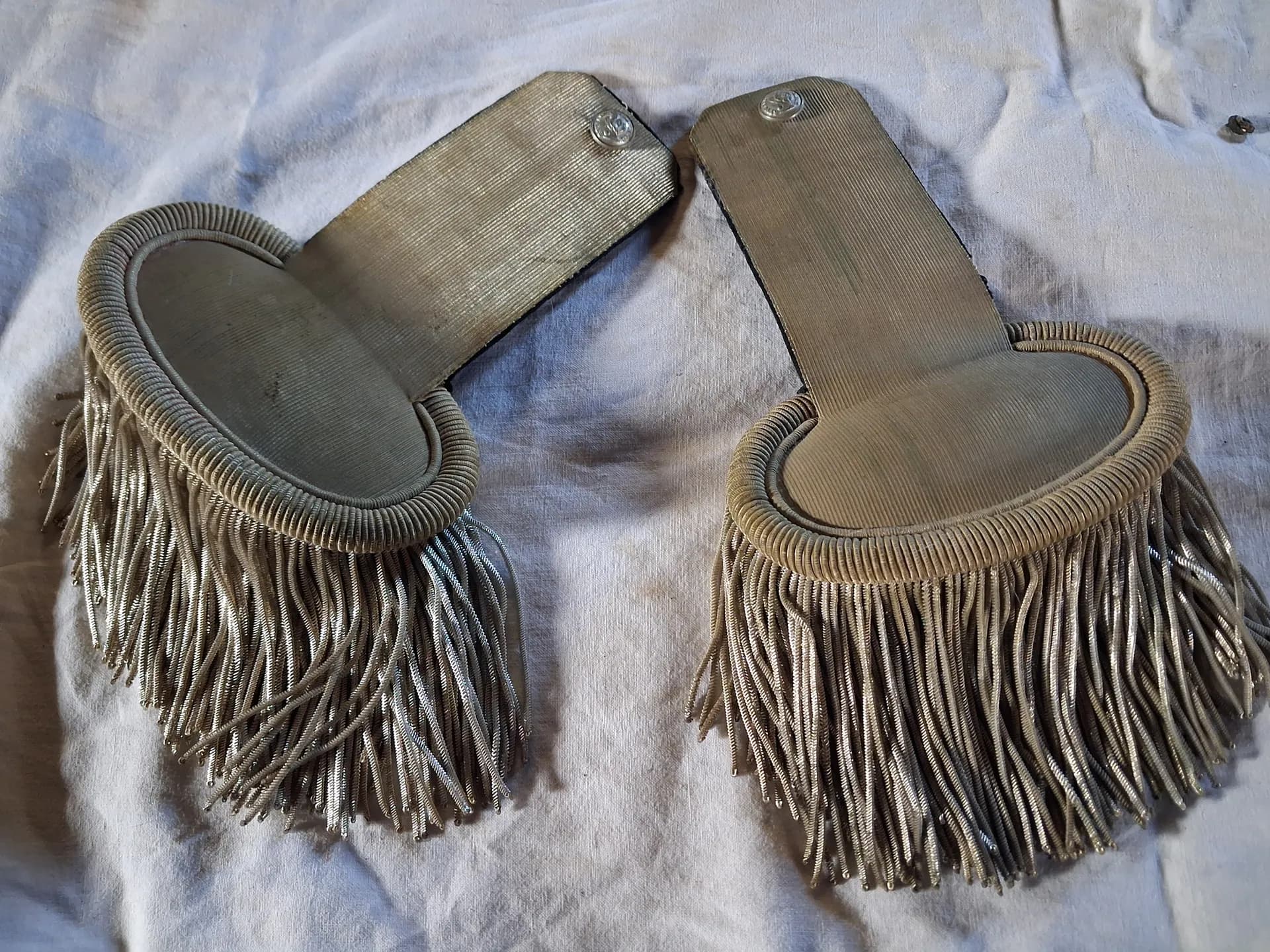 PAIRE D'ÉPAULETTES DE CAPITAINE DE LA GARDE NATIONALE SECONDE RÉPUBLIQUE - 4
