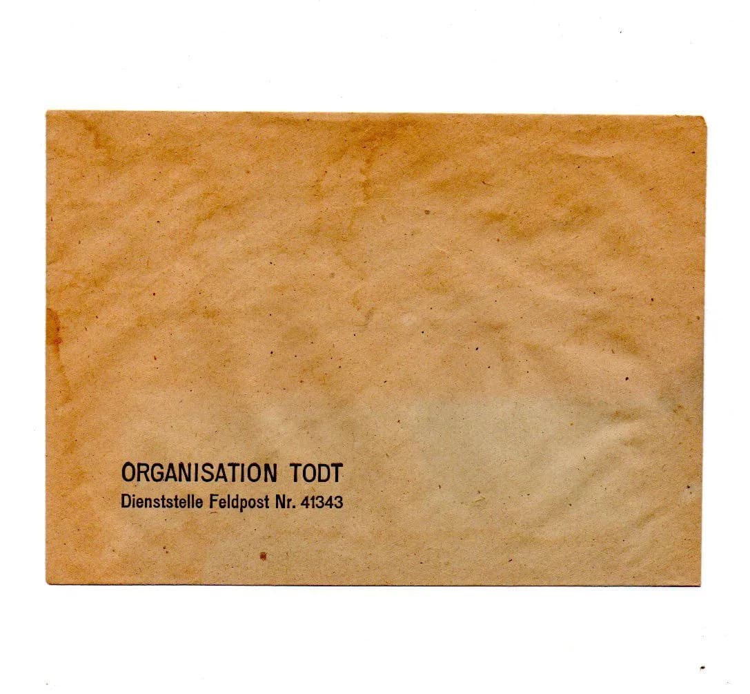 enveloppe organisation Todt Normandie - 1