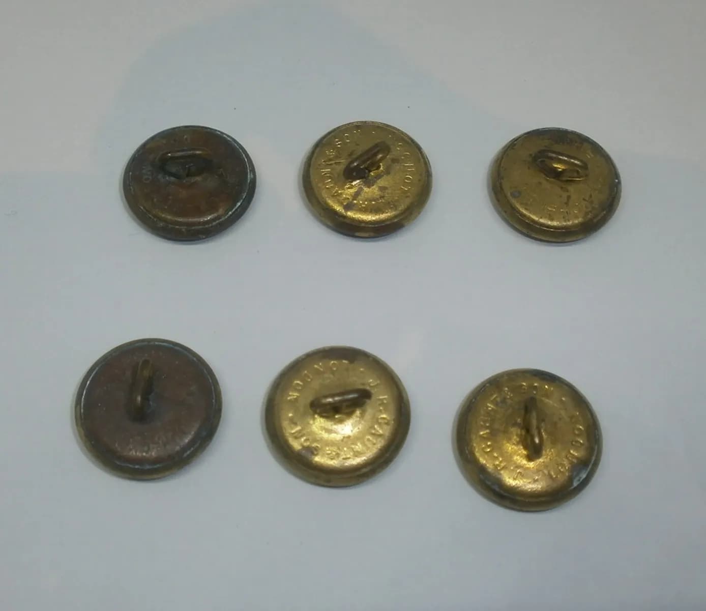 Lot de 6 boutons Royal Army Air Force WW2 - 3