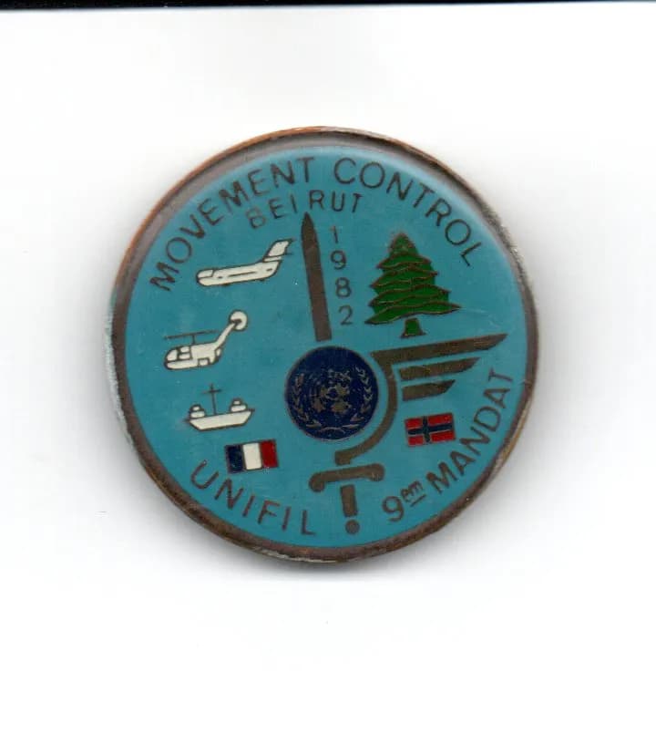 Insigne Unifil 9e mandat. LIBAN 1982 - 1