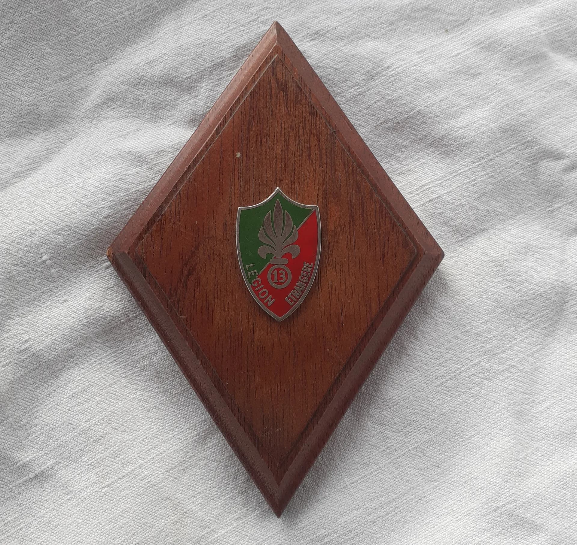 Plaquette souvenir 13e demi brigade Légion étrangère  - 2