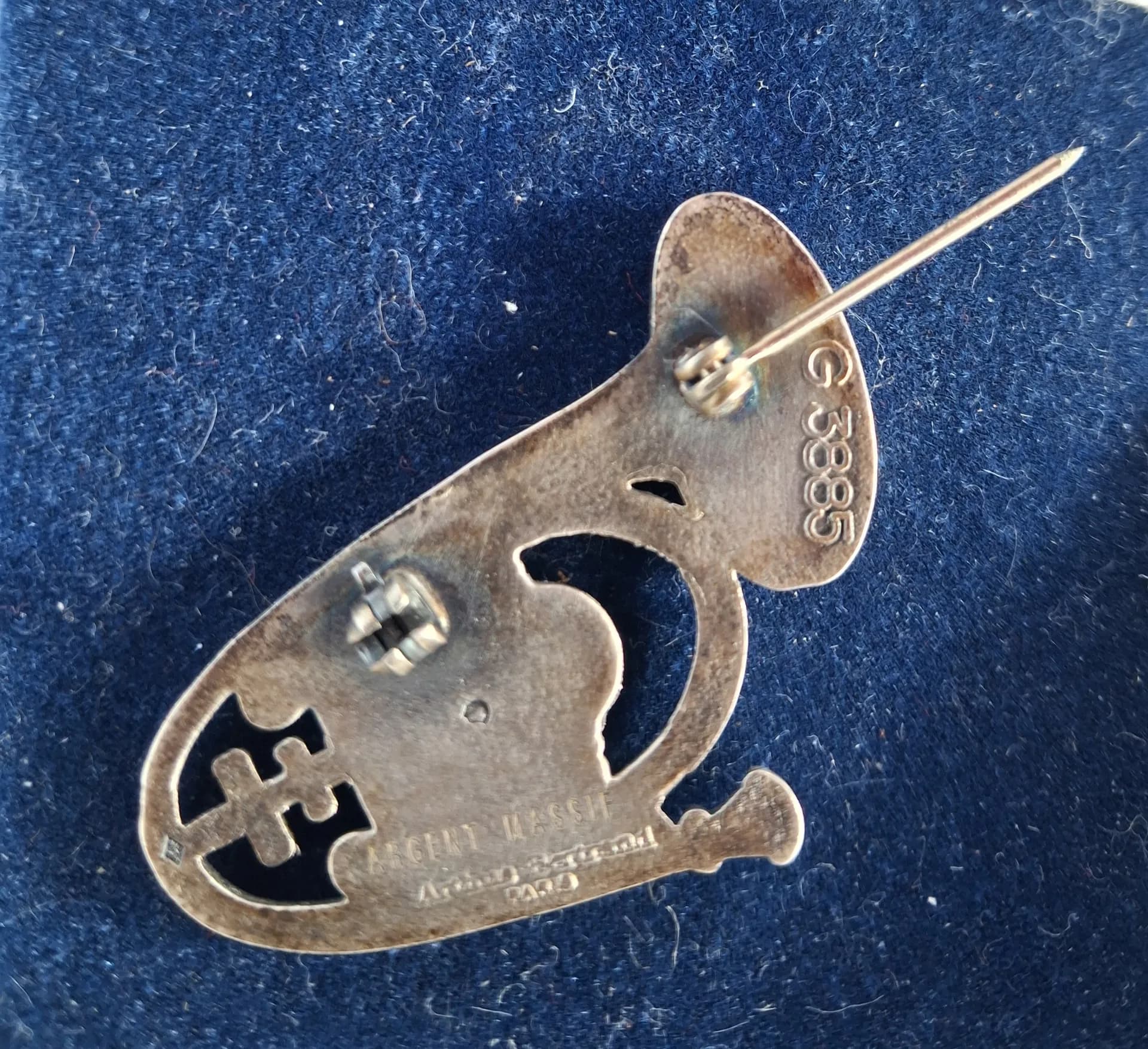 Insigne argent 8e groupe de chasseurs - 2