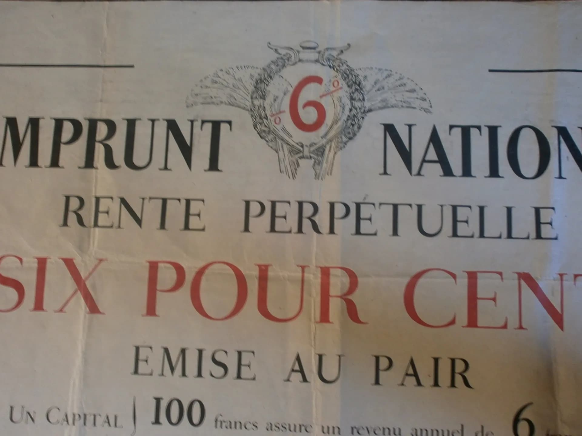 Affiche 6e emprunt 1920 - 4