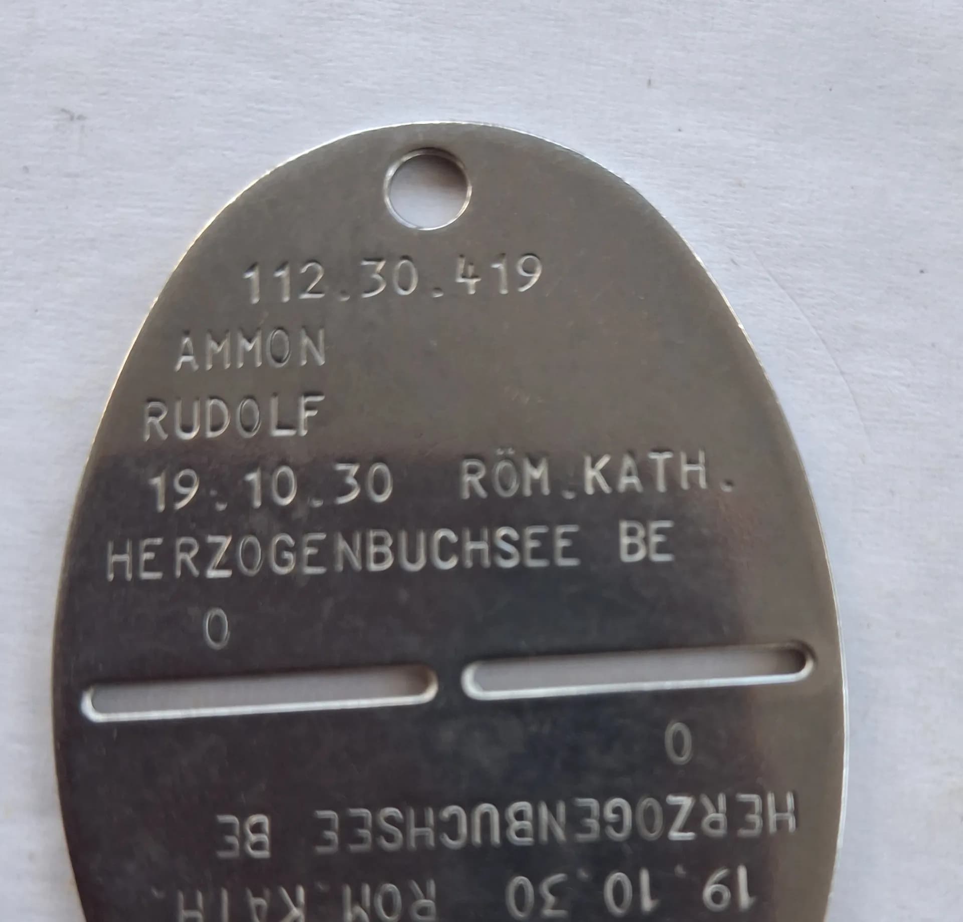 Plaque d identité armée suisse - 3