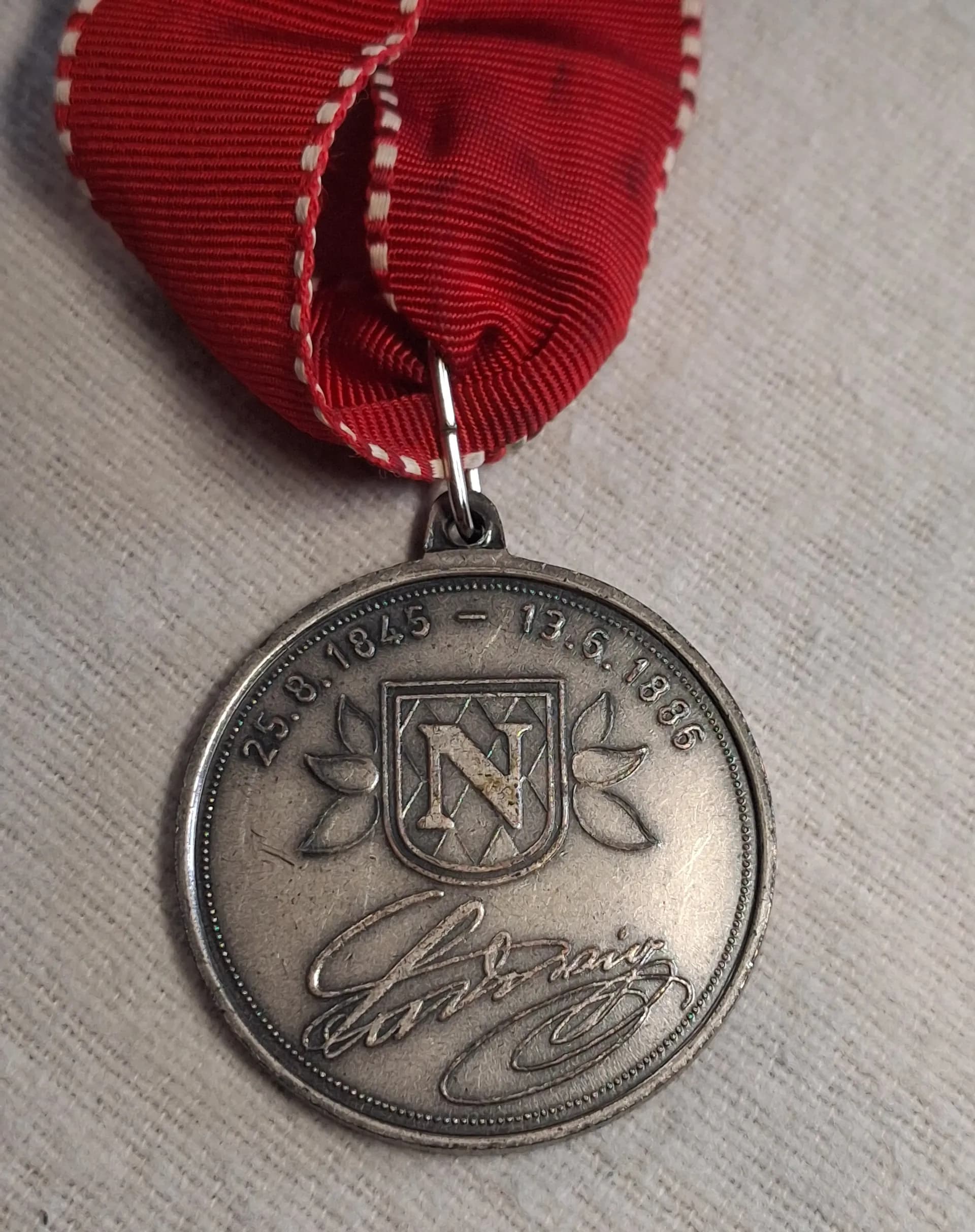  Médaille Roi Louis II - 1845/1886 - Médaille commémorative - 2